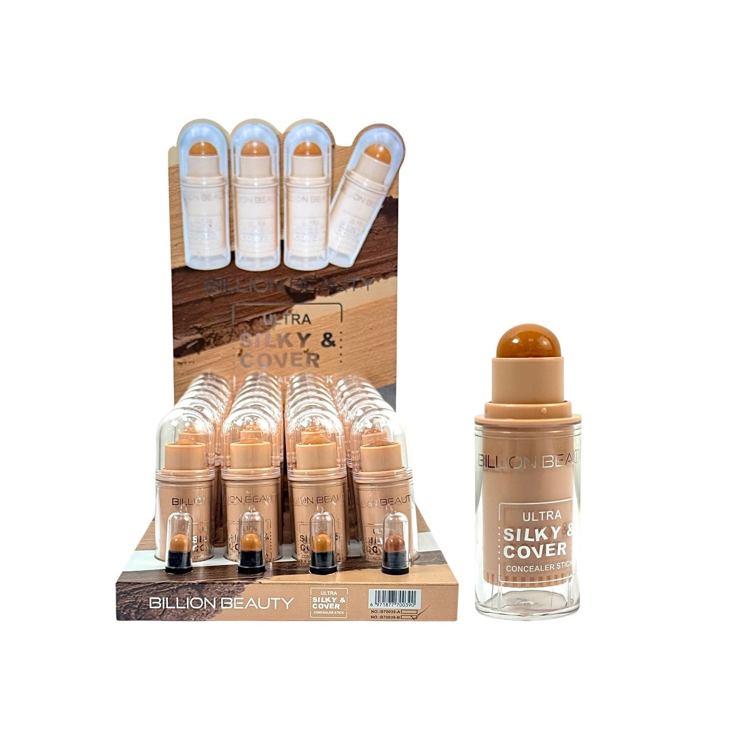 CORRECTOR EN BARRA ULTRA SILKY & COVER BILLION BEAUTY