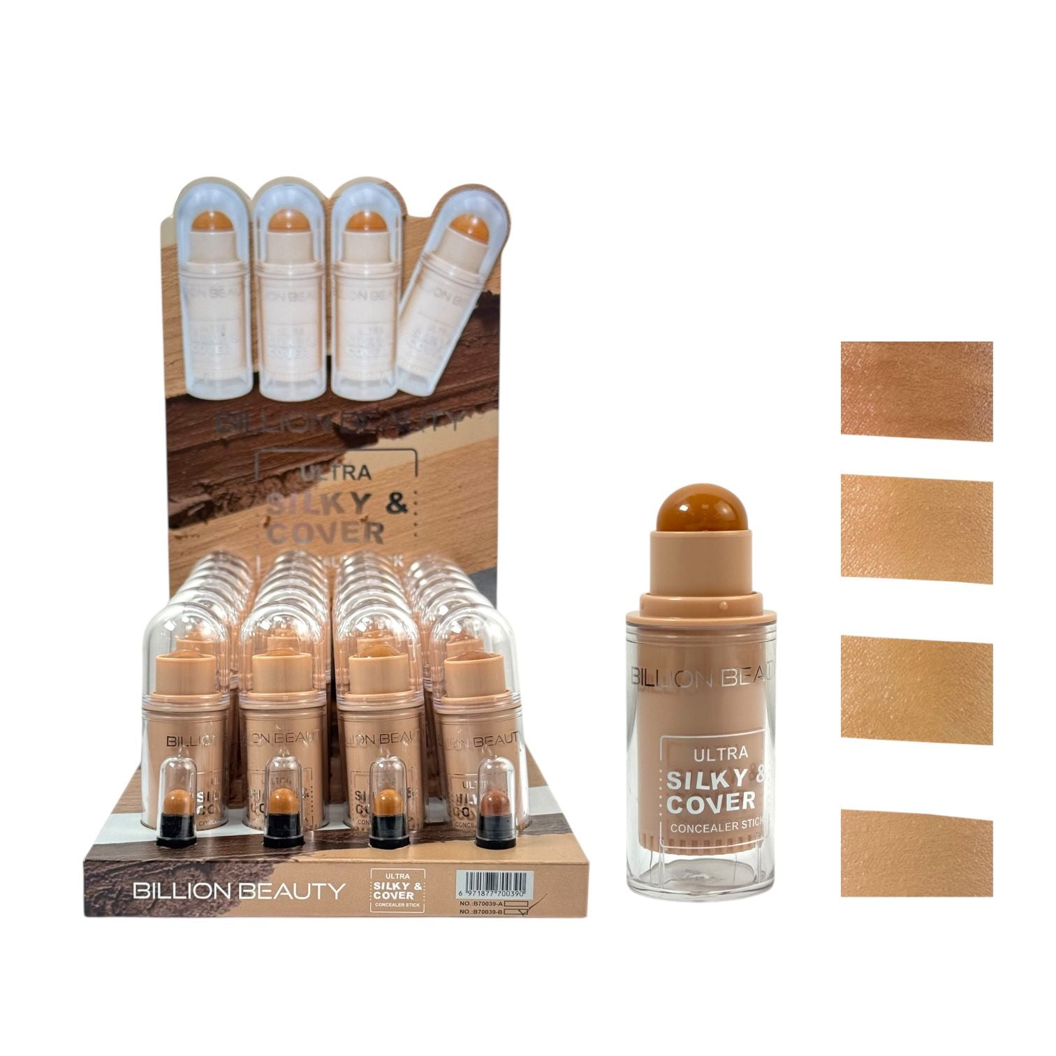 CORRECTOR EN BARRA ULTRA SILKY & COVER BILLION BEAUTY