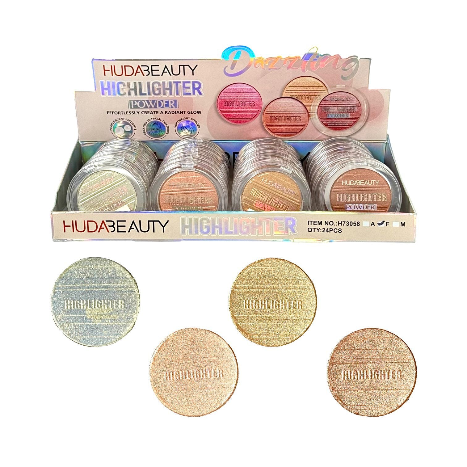 ILUMINADOR EN POLVO HIGHLIGHTER HUDABEAUTY