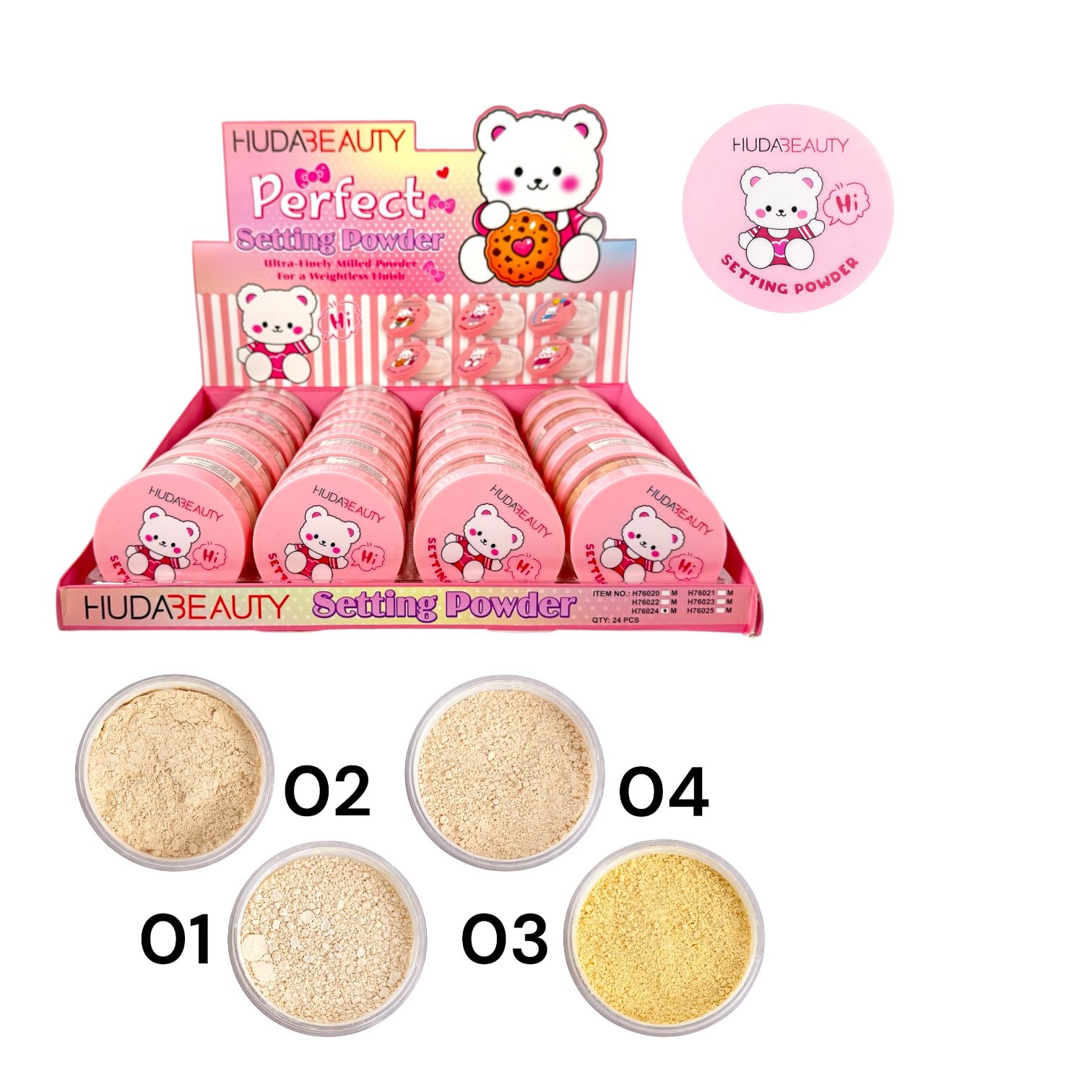 POLVO SUELTO OSITO HUDABEAUTY