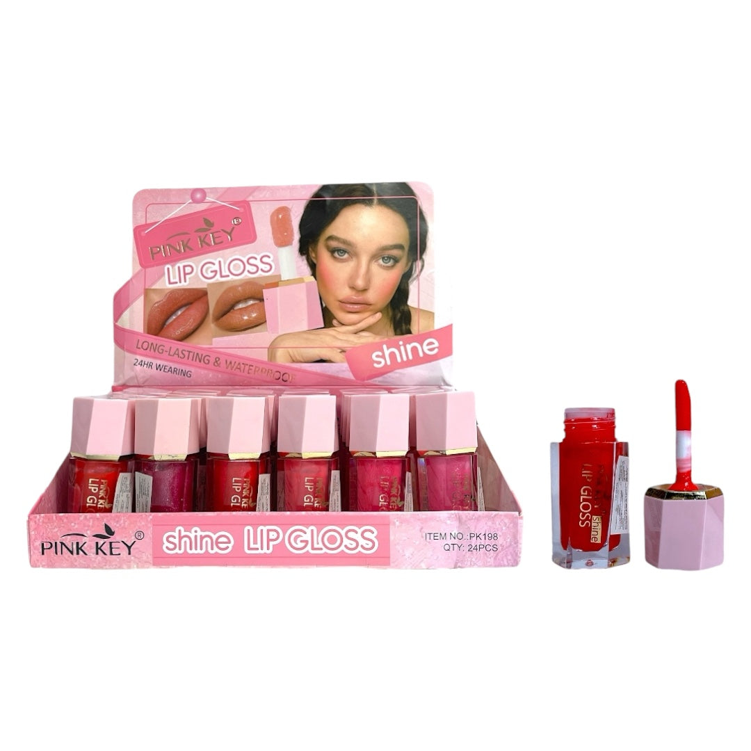 BRILLO GLOSS ESCARCHADO SHINE / BRILLO MAGICO MAGIC PINK KEY