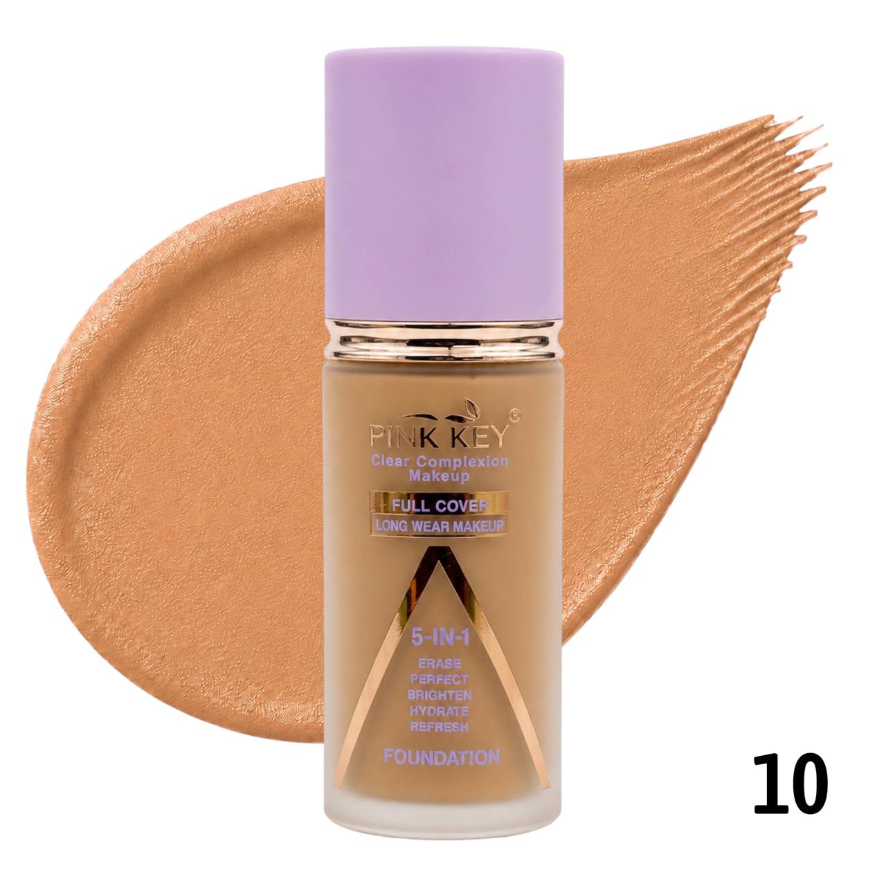BASE LIQUIDA FULL COVER 5EN1 40ML PINK KEY