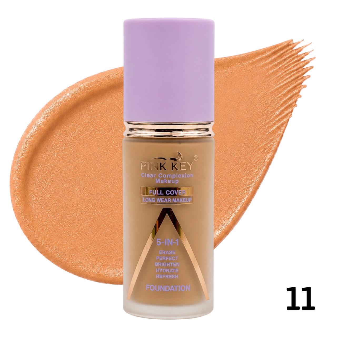 BASE LIQUIDA FULL COVER 5EN1 40ML PINK KEY