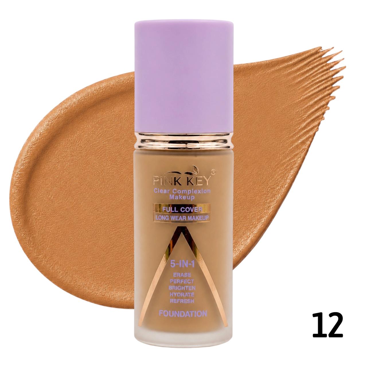 BASE LIQUIDA FULL COVER 5EN1 40ML PINK KEY