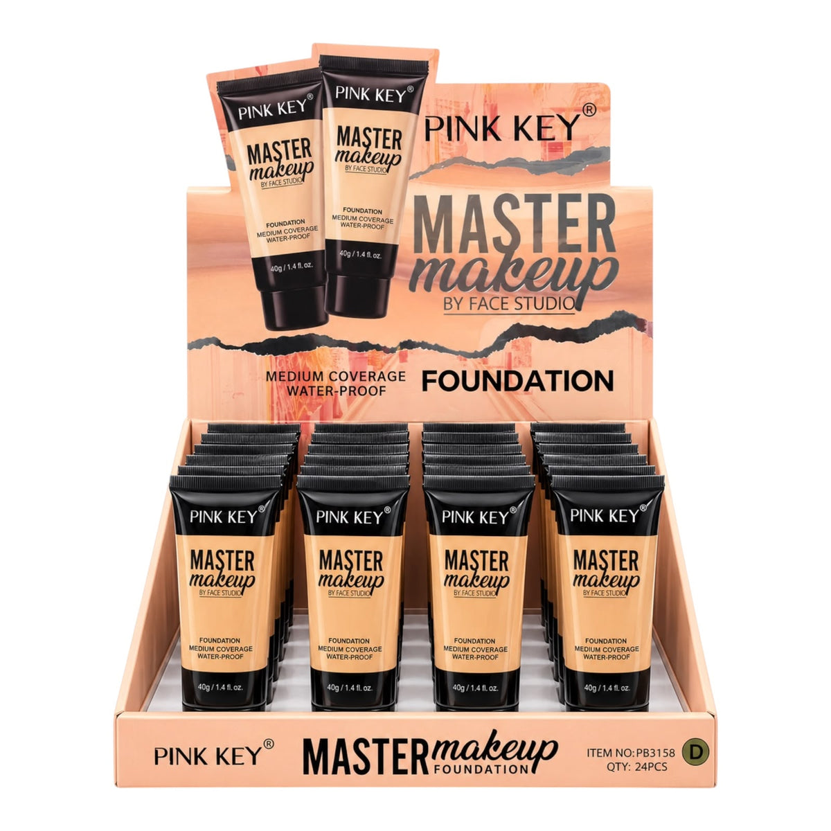 BASE LIQUIDA MASTER MAKEUP 40G PINK KEY