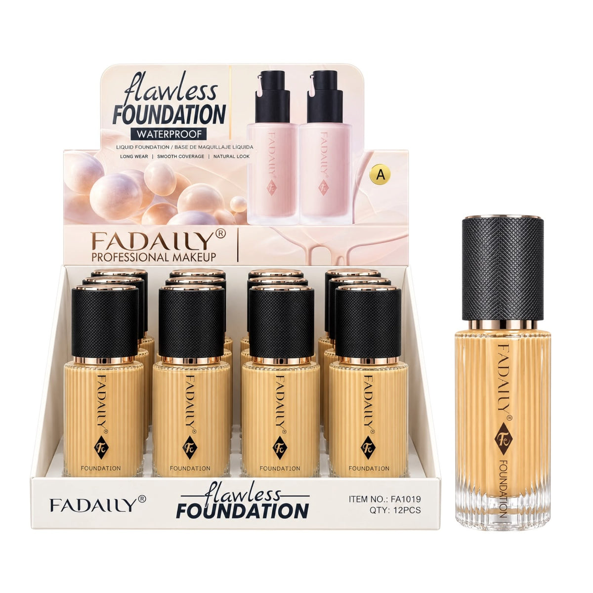 BASE LIQUIDA FLAWLESS FOUNDATION 40ML FADAILY