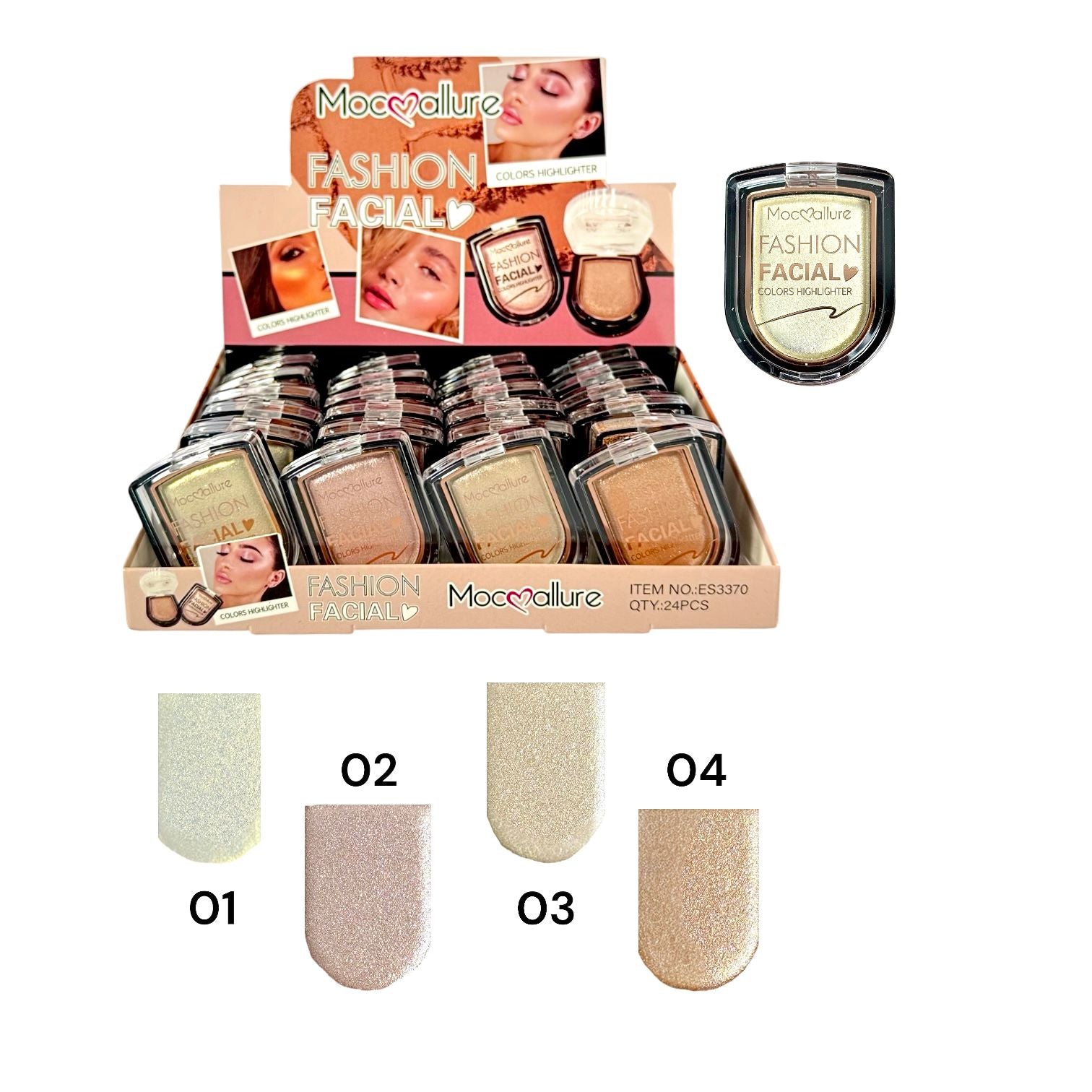 ILUMINADOR EN POLVO FASHION FACIAL MOCALLURE