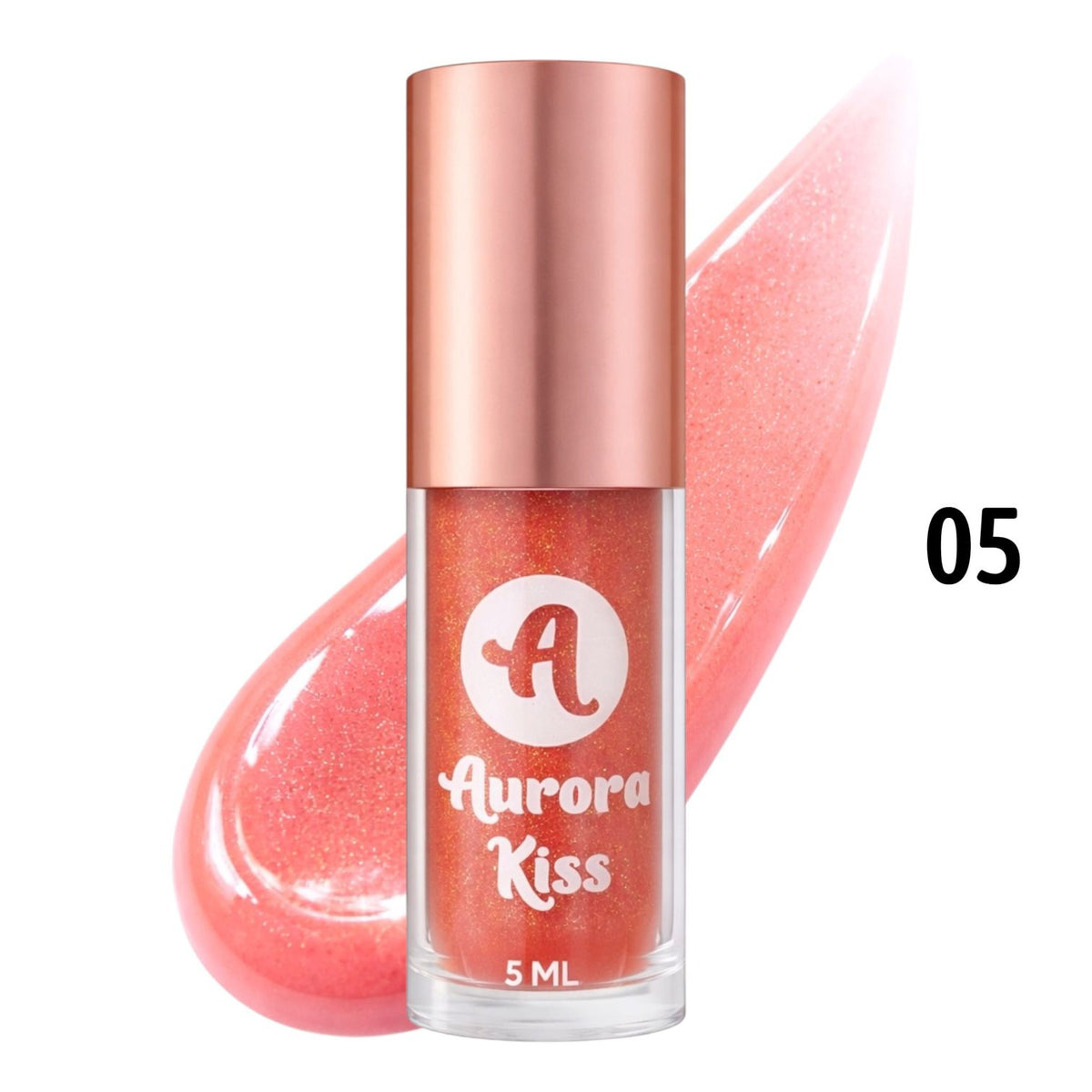BRILLO GLOSS AURORA KISS 5ML ALMA BEAUTY