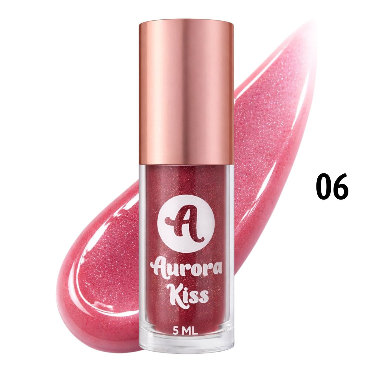 BRILLO GLOSS AURORA KISS 5ML ALMA BEAUTY