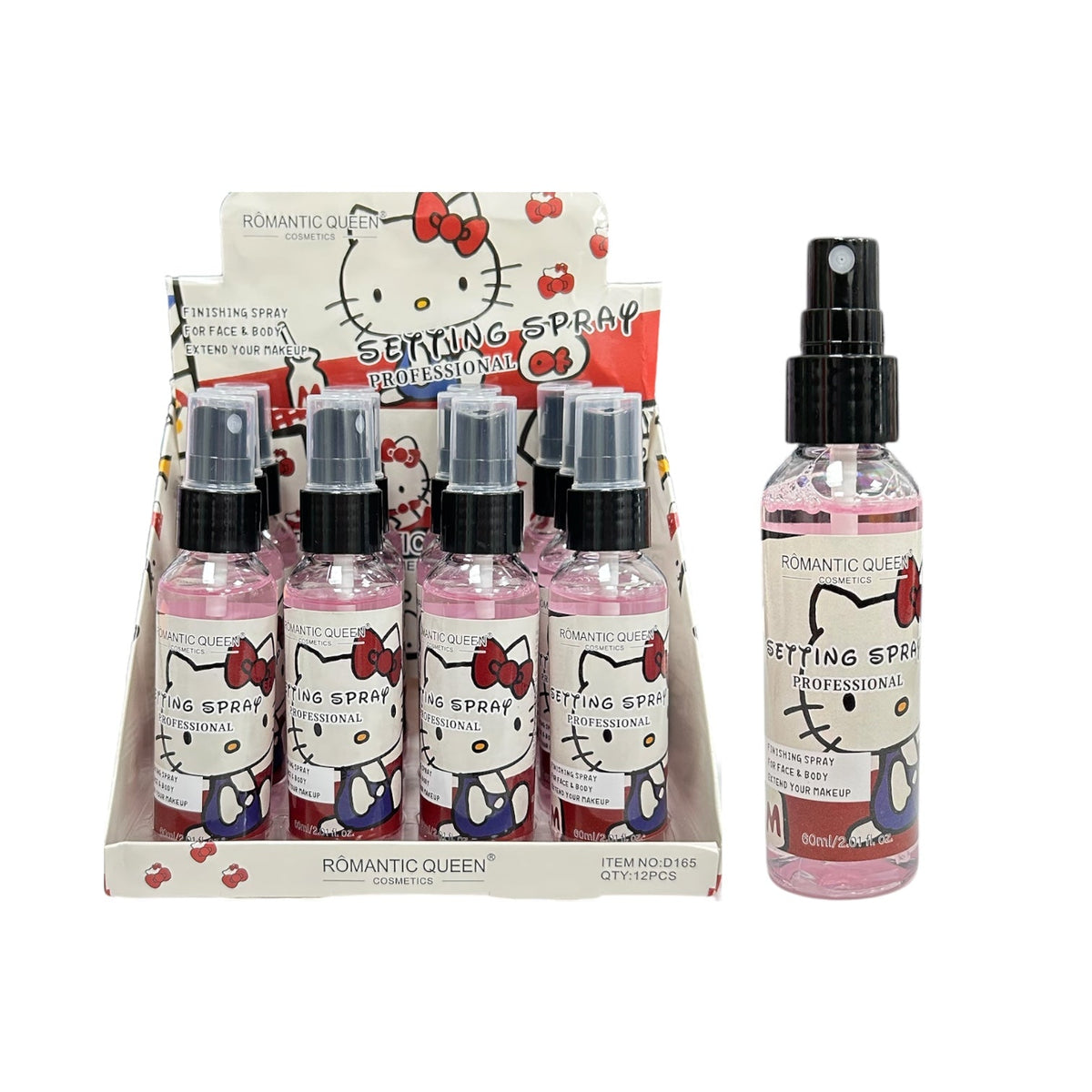 FIJADOR DE MAQUILLAJE HELLO KITTY ROMANTIC QUEEN