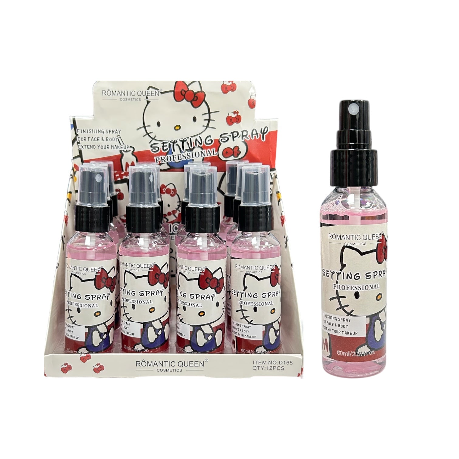 FIJADOR DE MAQUILLAJE HELLO KITTY ROMANTIC QUEEN