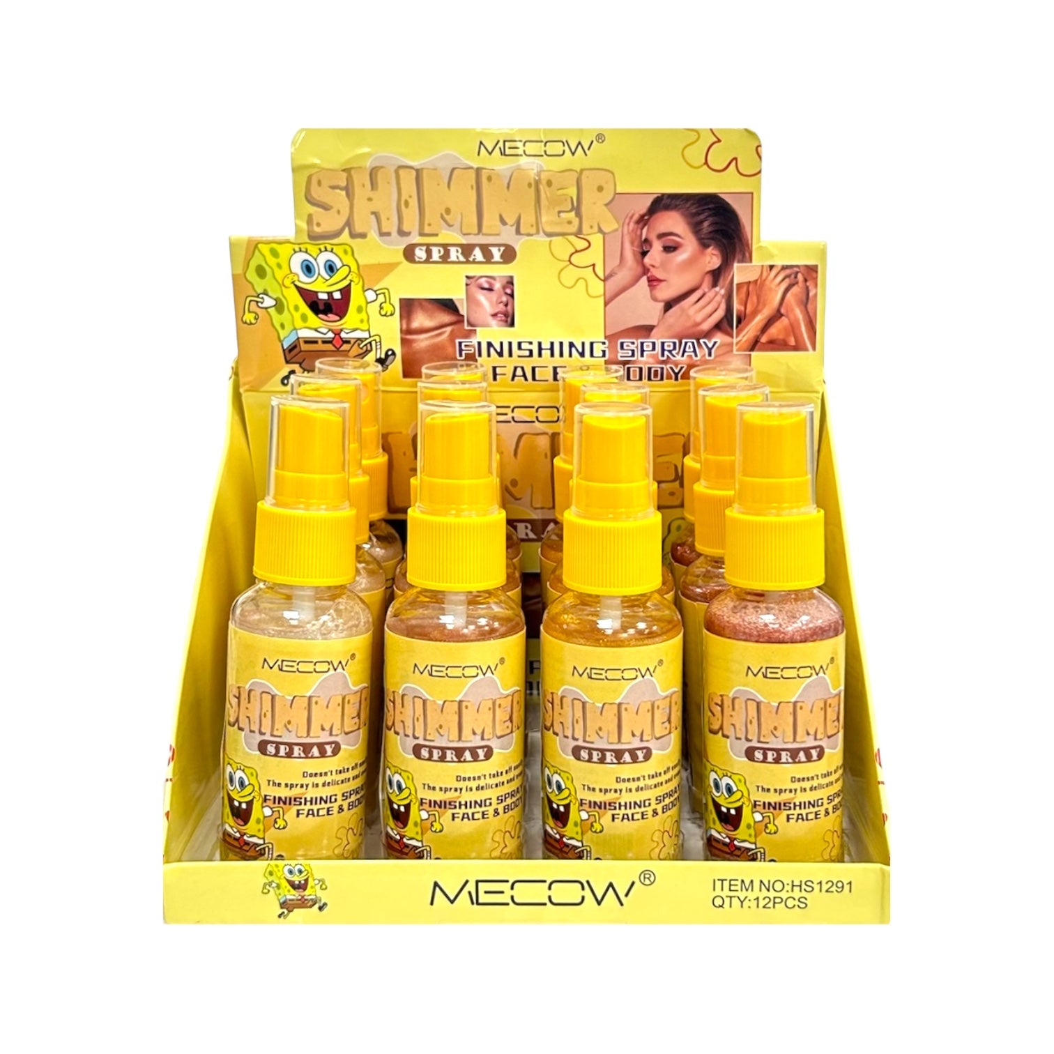 SHIMMER SPRAY BOB ESPONJA MECOW
