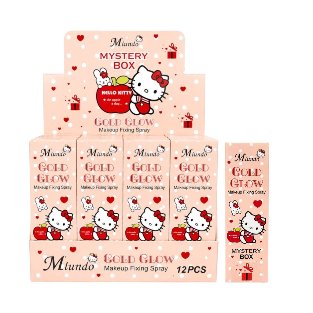 SHIMMER SPRAY GOLD GLOW HELLO KITTY MYSTERY BOX M'LUNDO