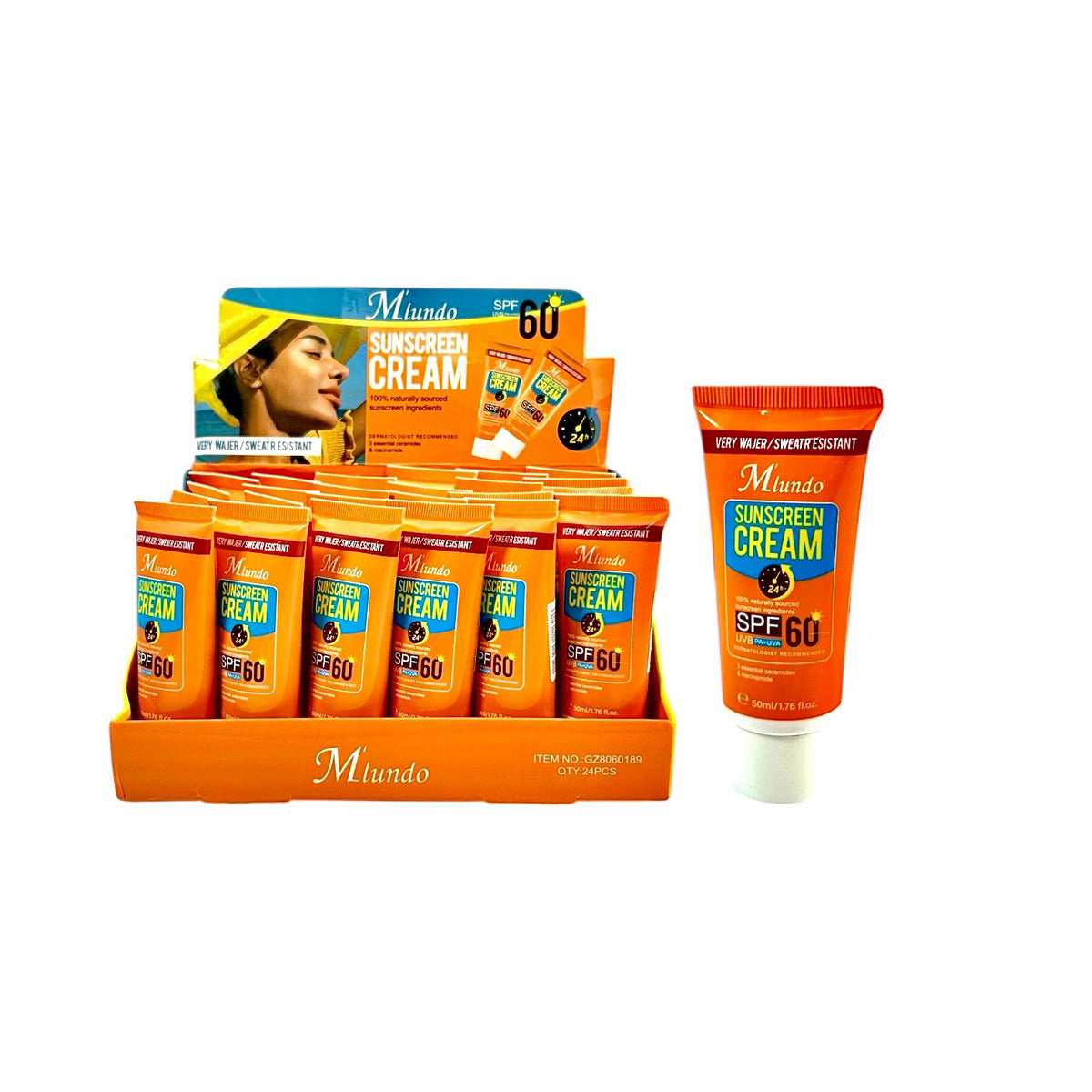 PROTECTOR SOLAR SPF60 50ML M'LUNDO
