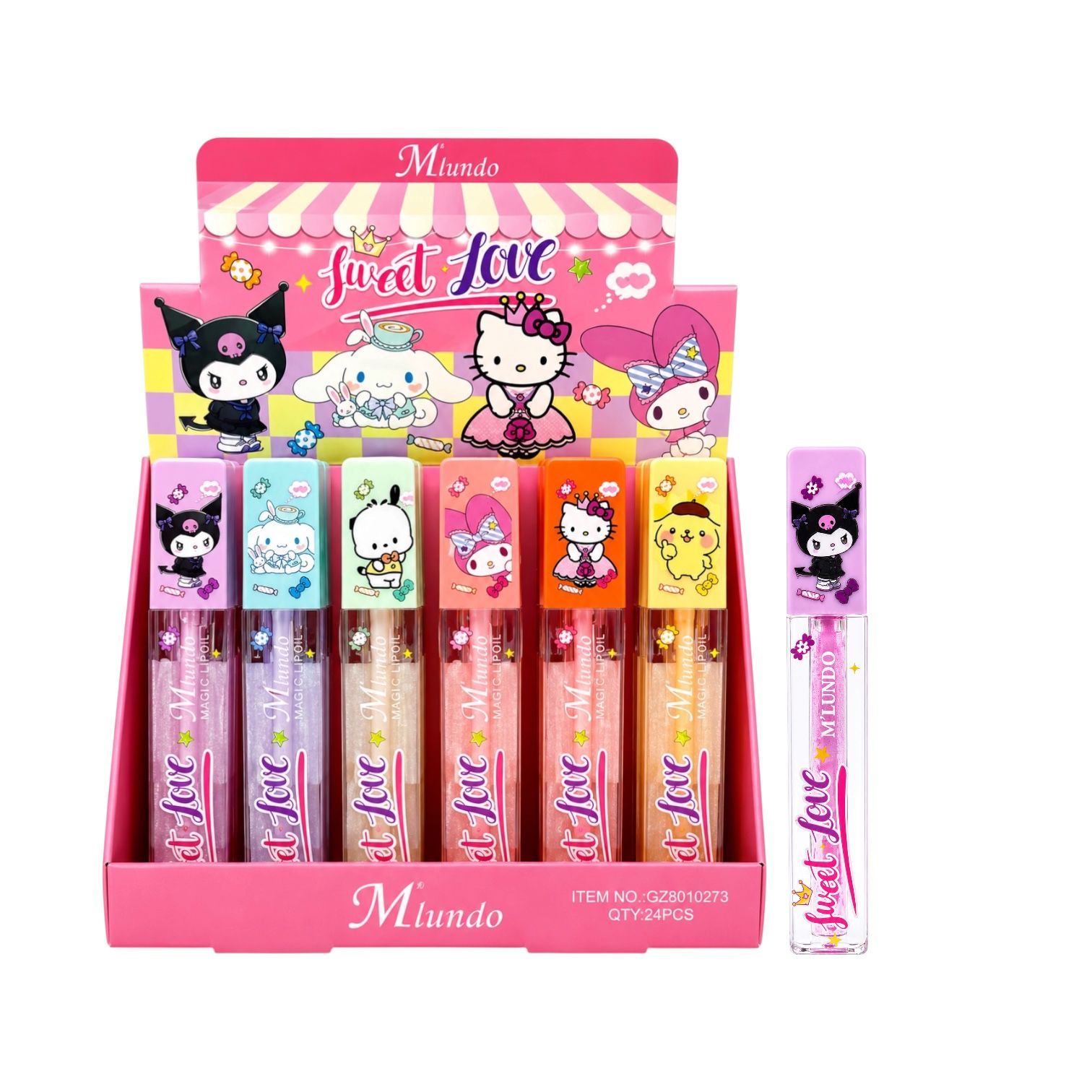 BRILLO MAGICO GLITTER SWEET LOVE SANRIO M'LUNDO