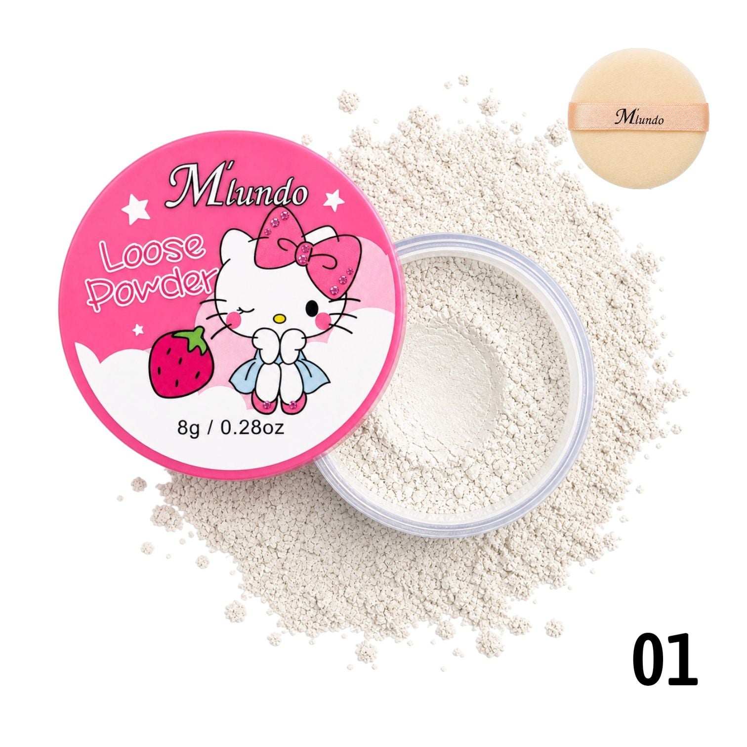 POLVO SUELTO LOOSE POWDER HELLO KITTY M'LUNDO