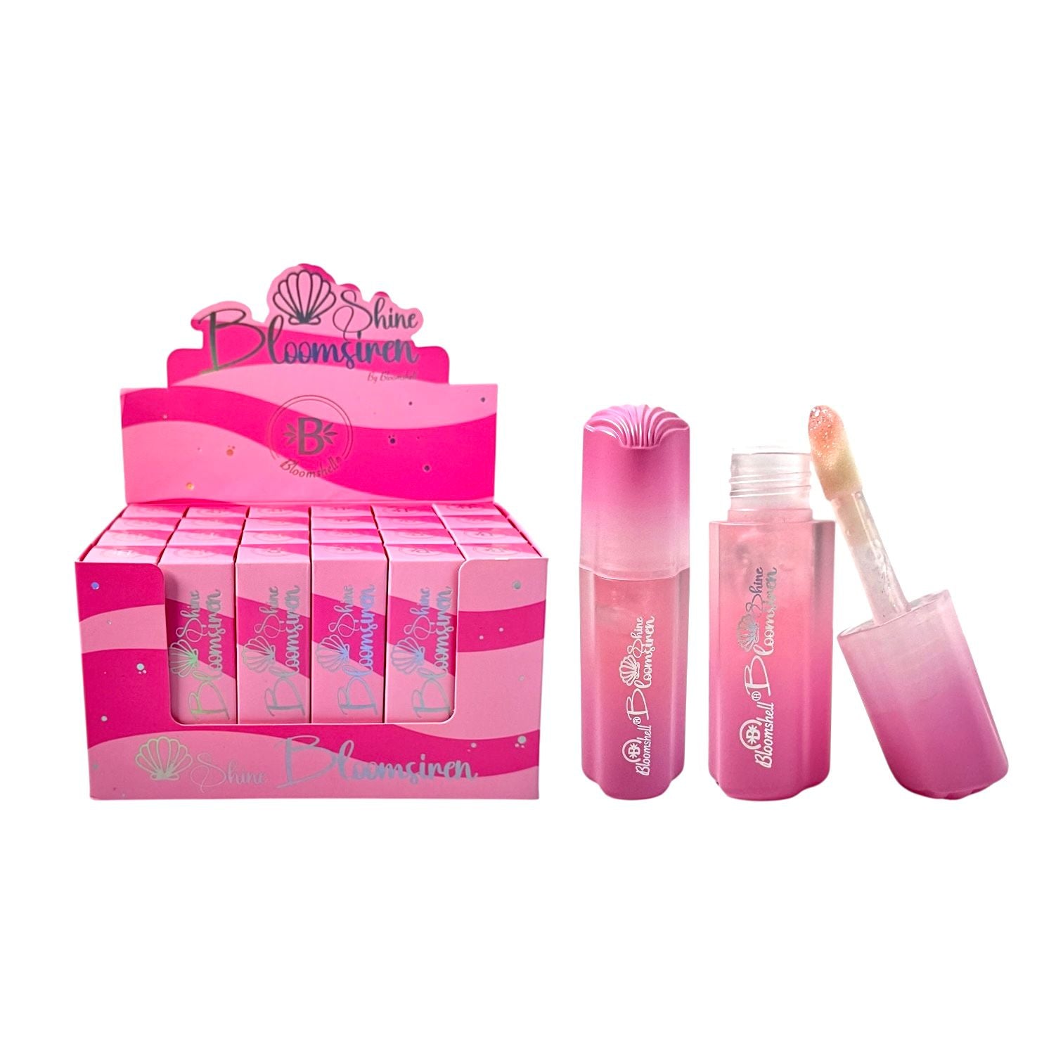 BRILLO GLOSS ESCARCHADO SIRENA SHINE BLOOMSIREN BLOOMSHELL