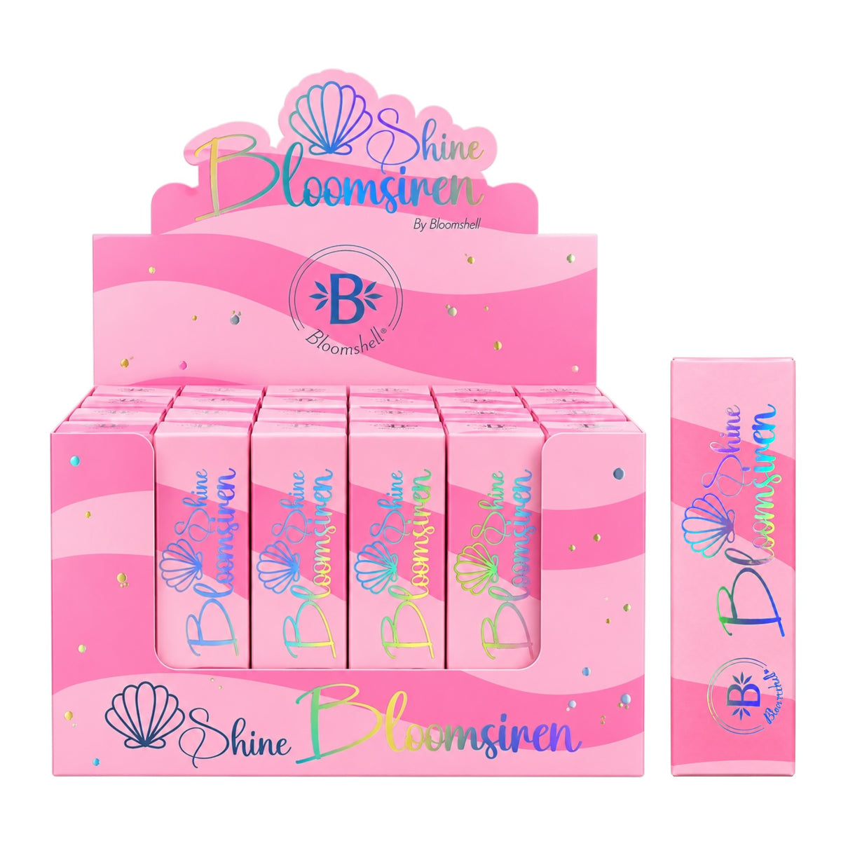 BRILLO GLOSS ESCARCHADO SIRENA SHINE BLOOMSIREN BLOOMSHELL