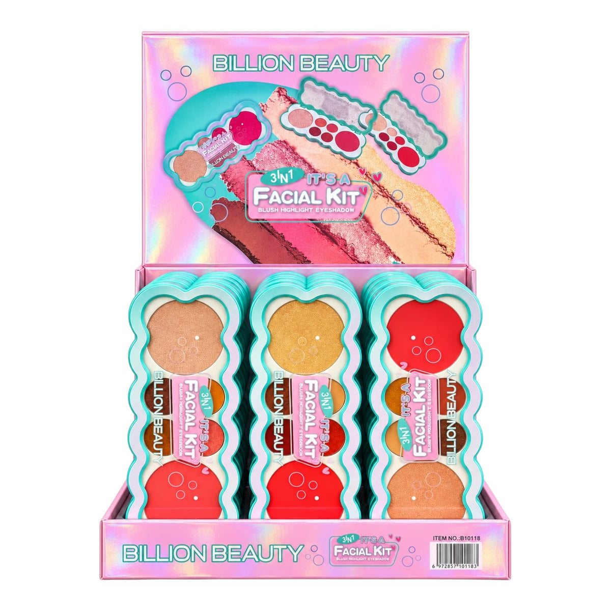PALETA 3EN1 IT'S A FACIAL KIT BILLION BEAUTY