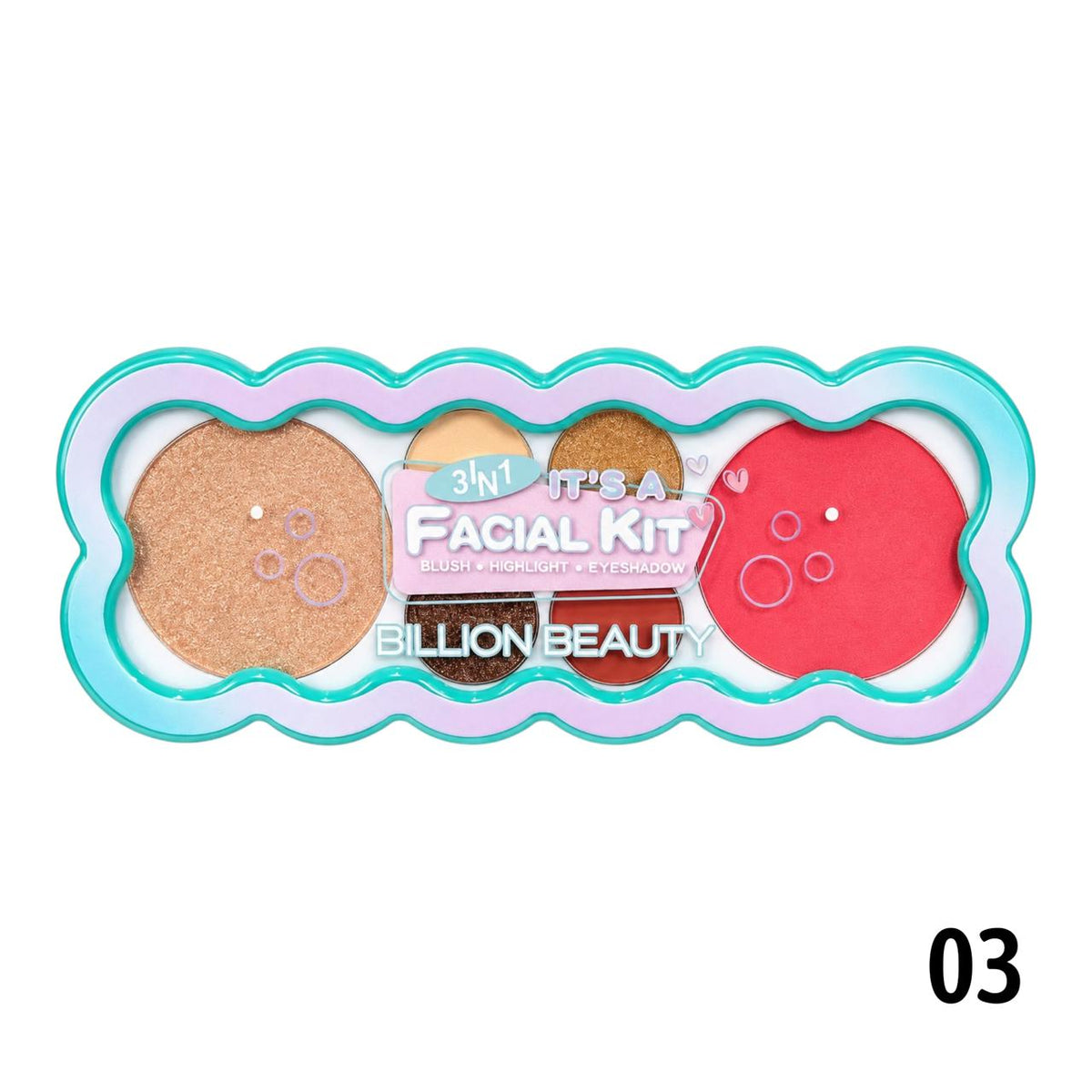 PALETA 3EN1 IT'S A FACIAL KIT BILLION BEAUTY