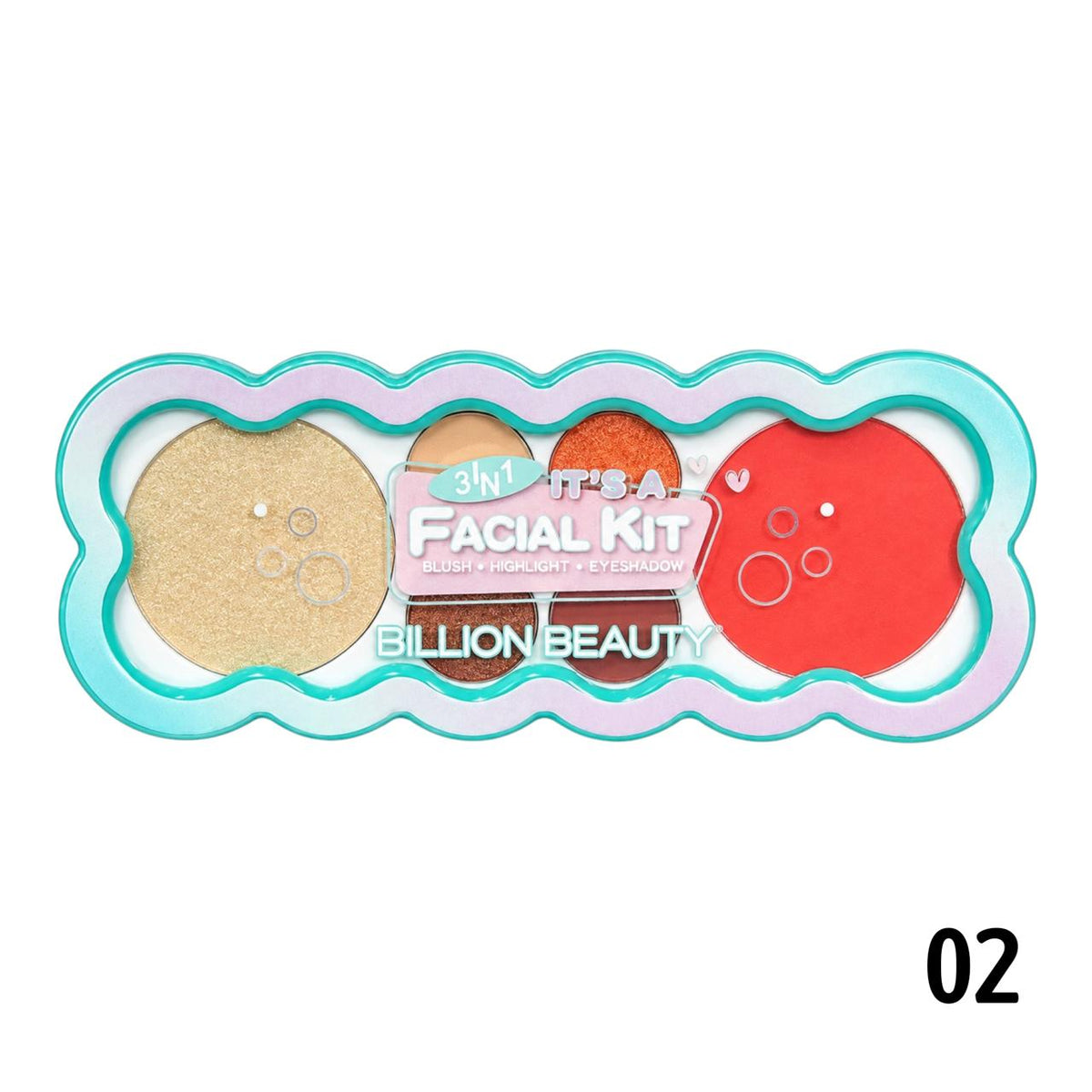 PALETA 3EN1 IT'S A FACIAL KIT BILLION BEAUTY
