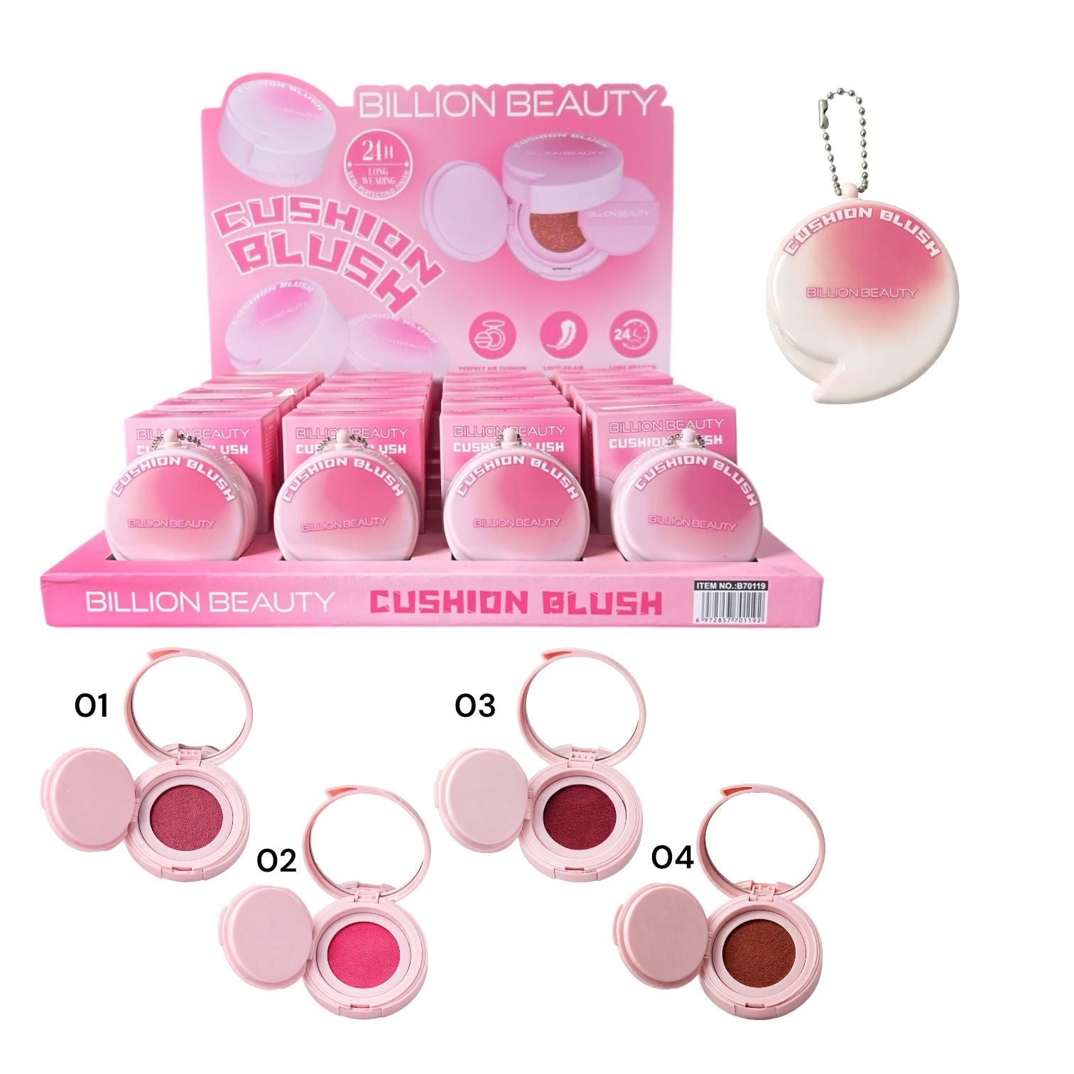 RUBOR CUSHION CON BORLITA 5G BILLION BEAUTY