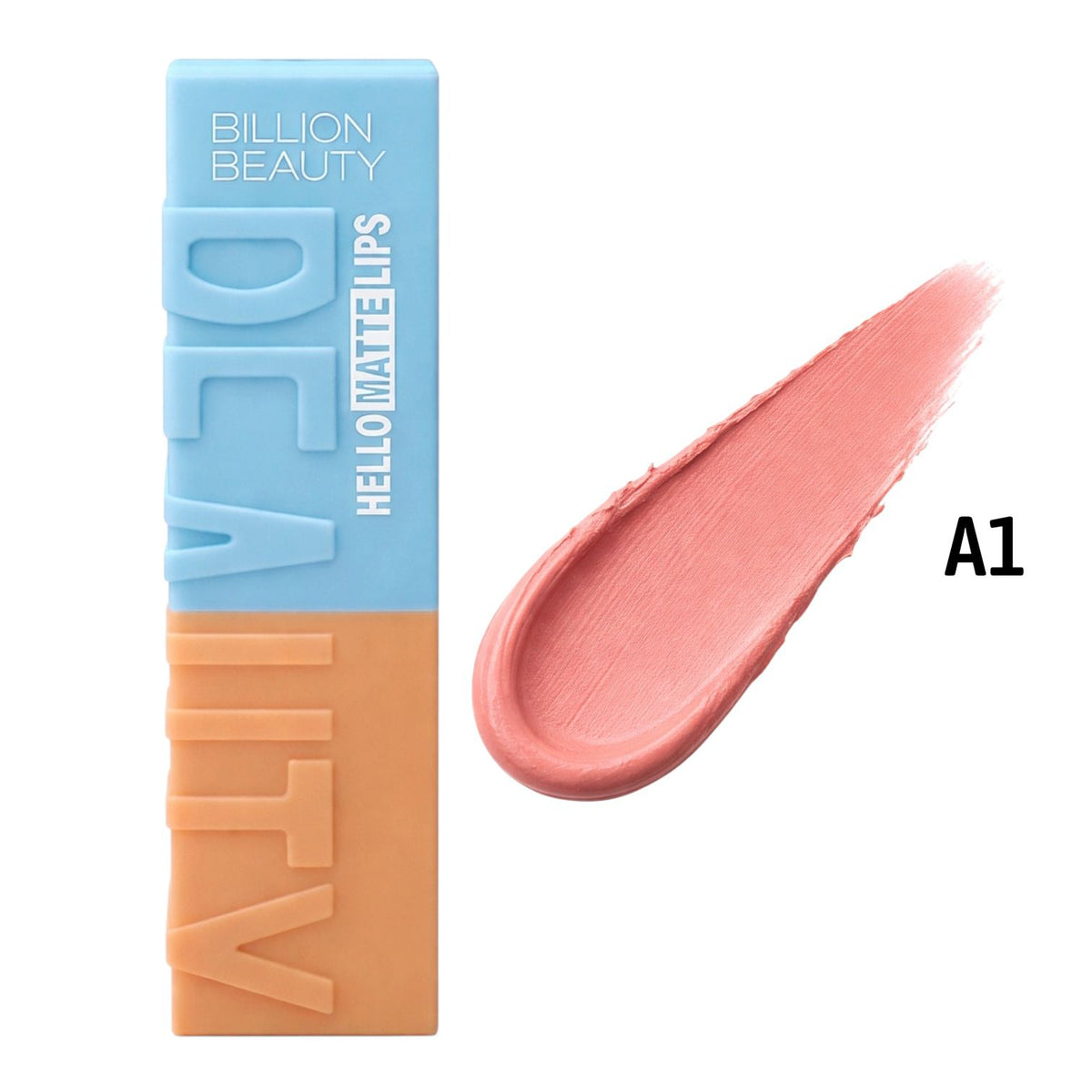 LABIAL EN BARRA BEAUTY HELLO MATTE LIPS BILLION BEAUTY