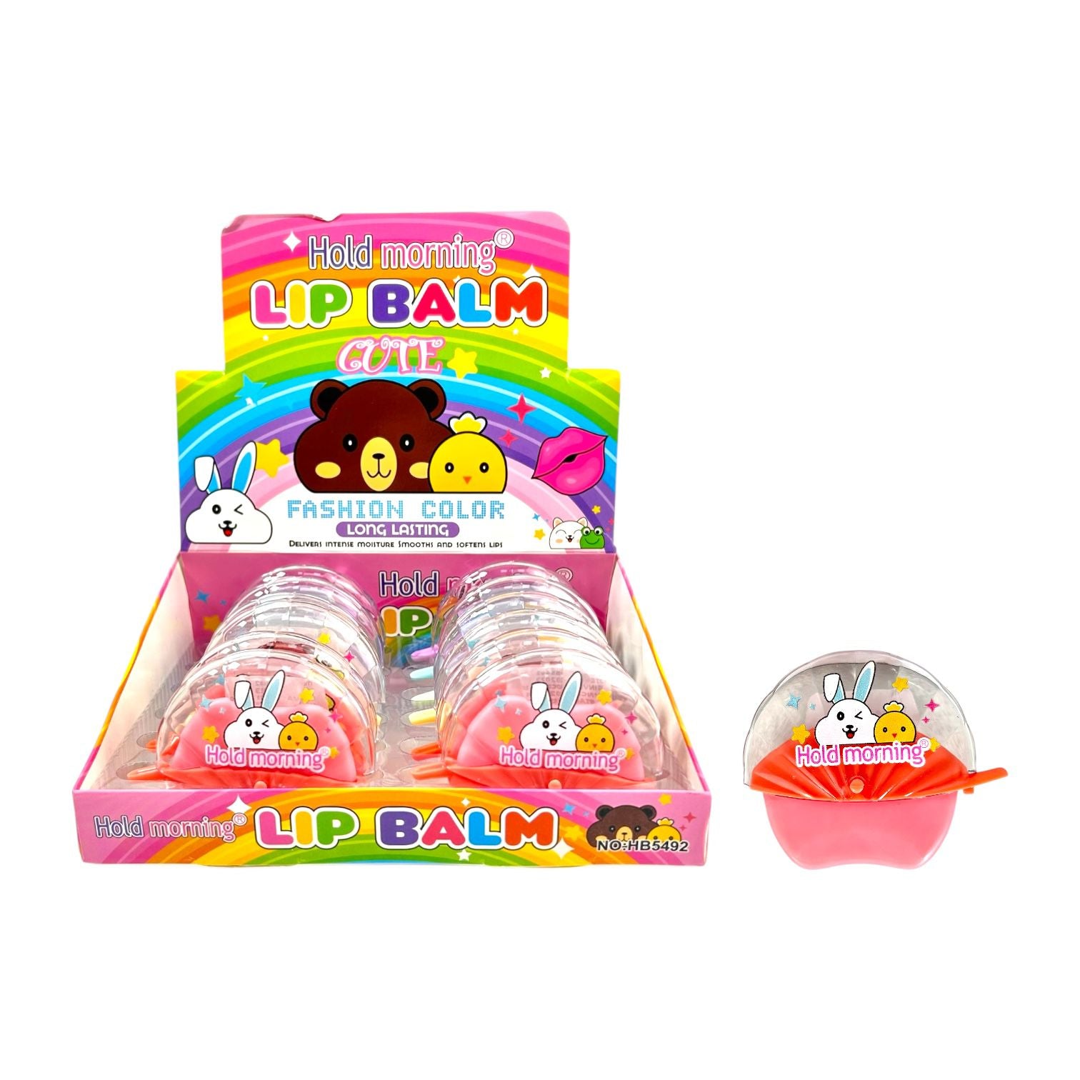 BALSAMO MAGICO DE LABIOS GIRATORIO ANIMALITOS HOLD MORNING