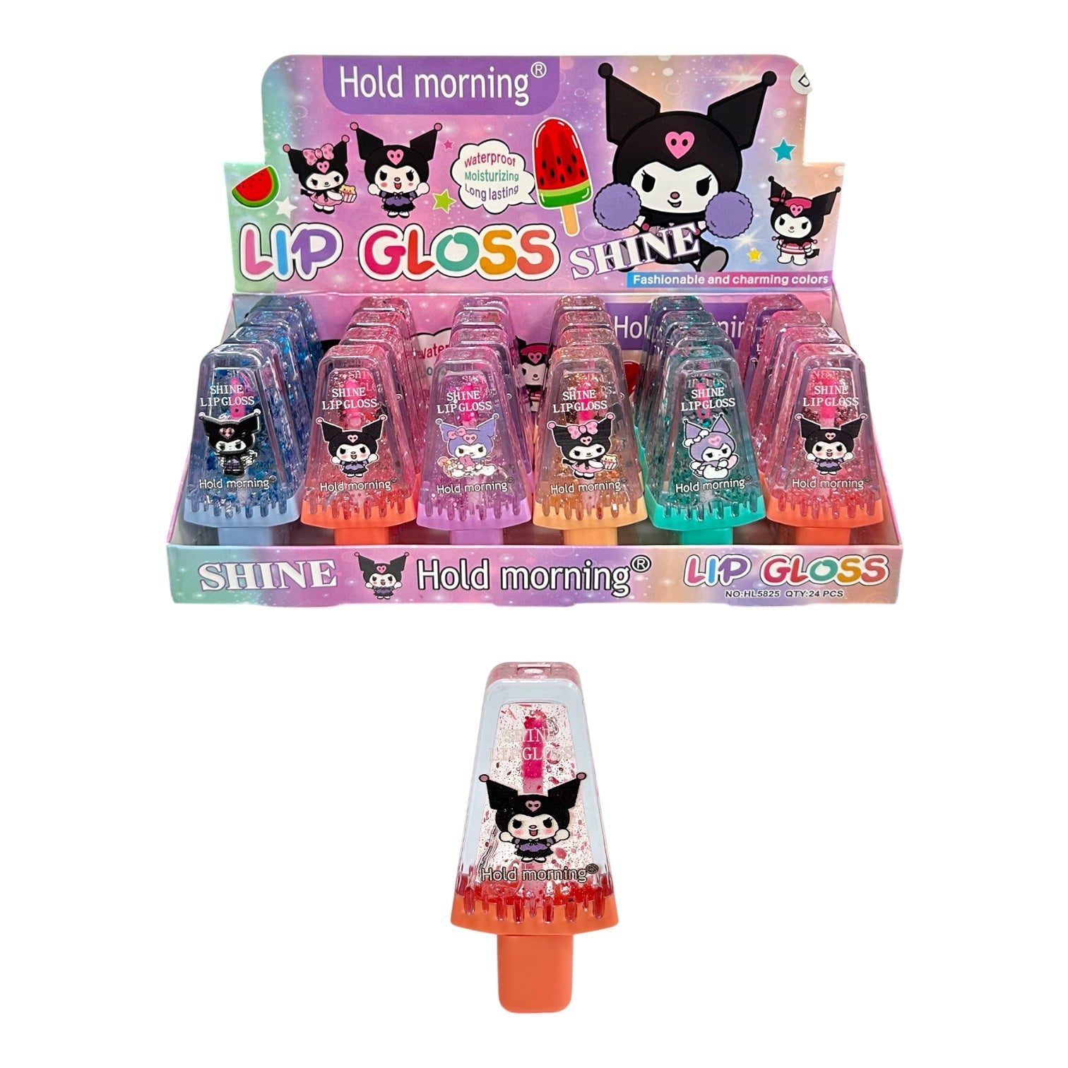 BRILLO MAGICO GLITTER TRIANGULO KUROMI COLORES HOLD MORNING