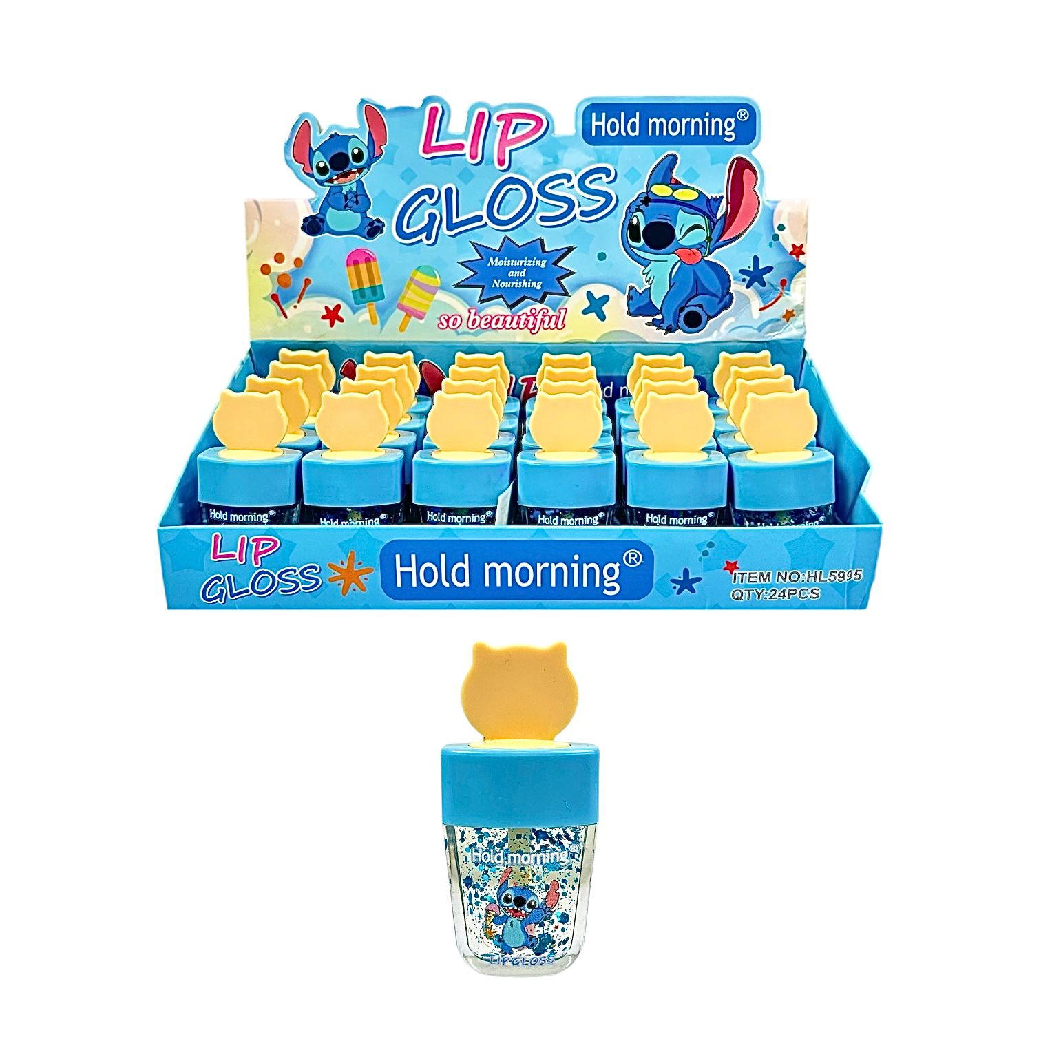 BRILLO MAGICO GLITTER STITCH TAPA GATICO HOLD MORNING