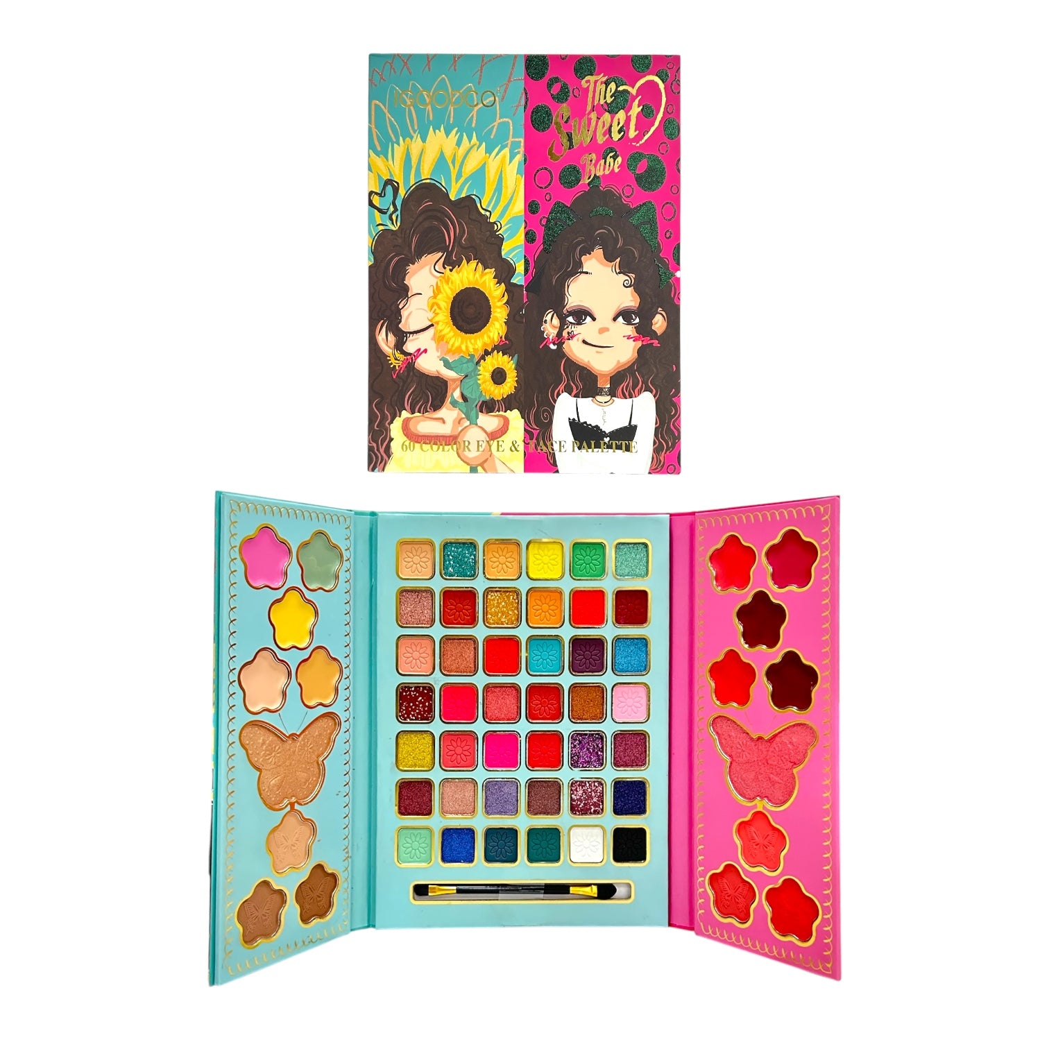 PALETA COMPLETA X60 TONOS NIÑAS THE SWEET BABE IGOODCO