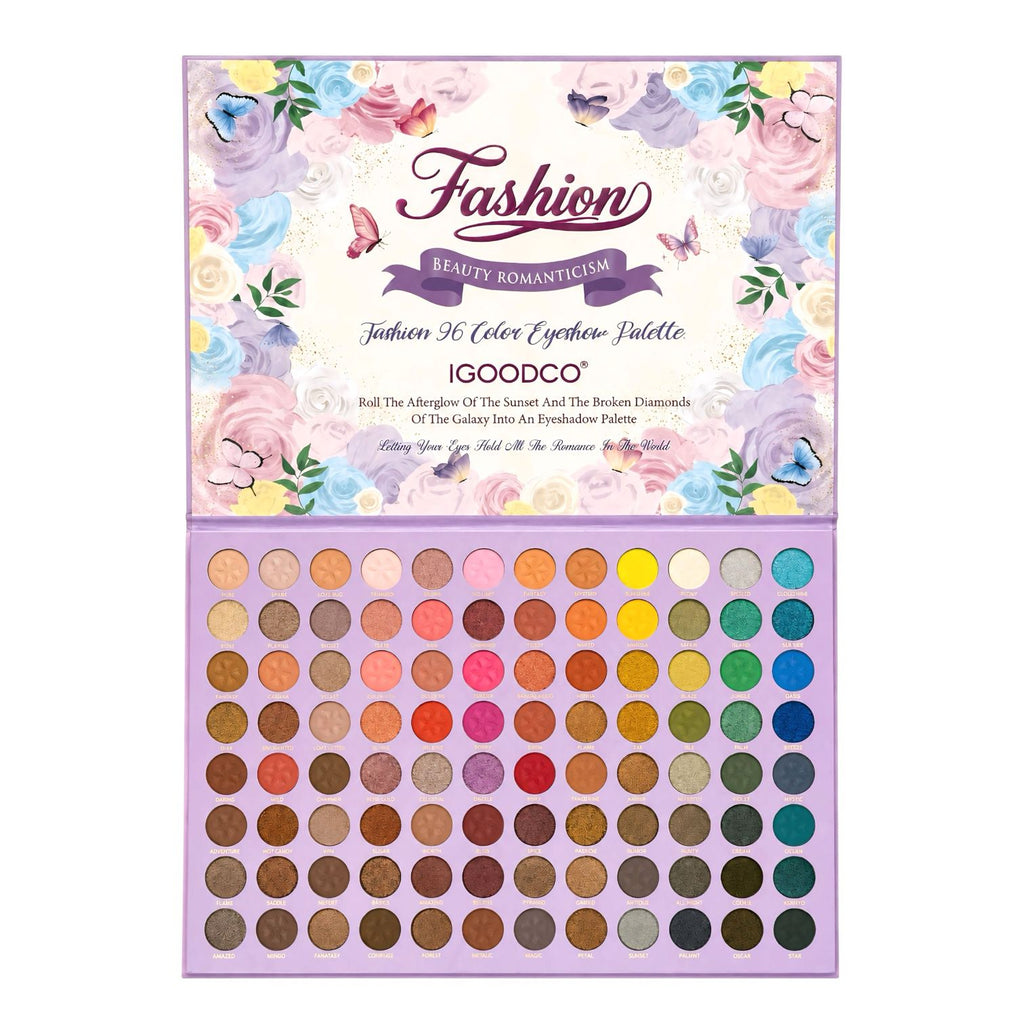 PALETA DE SOMBRAS X96 TONOS MARIPOSAS BEAUTY ROMANTICISM IGOODCO