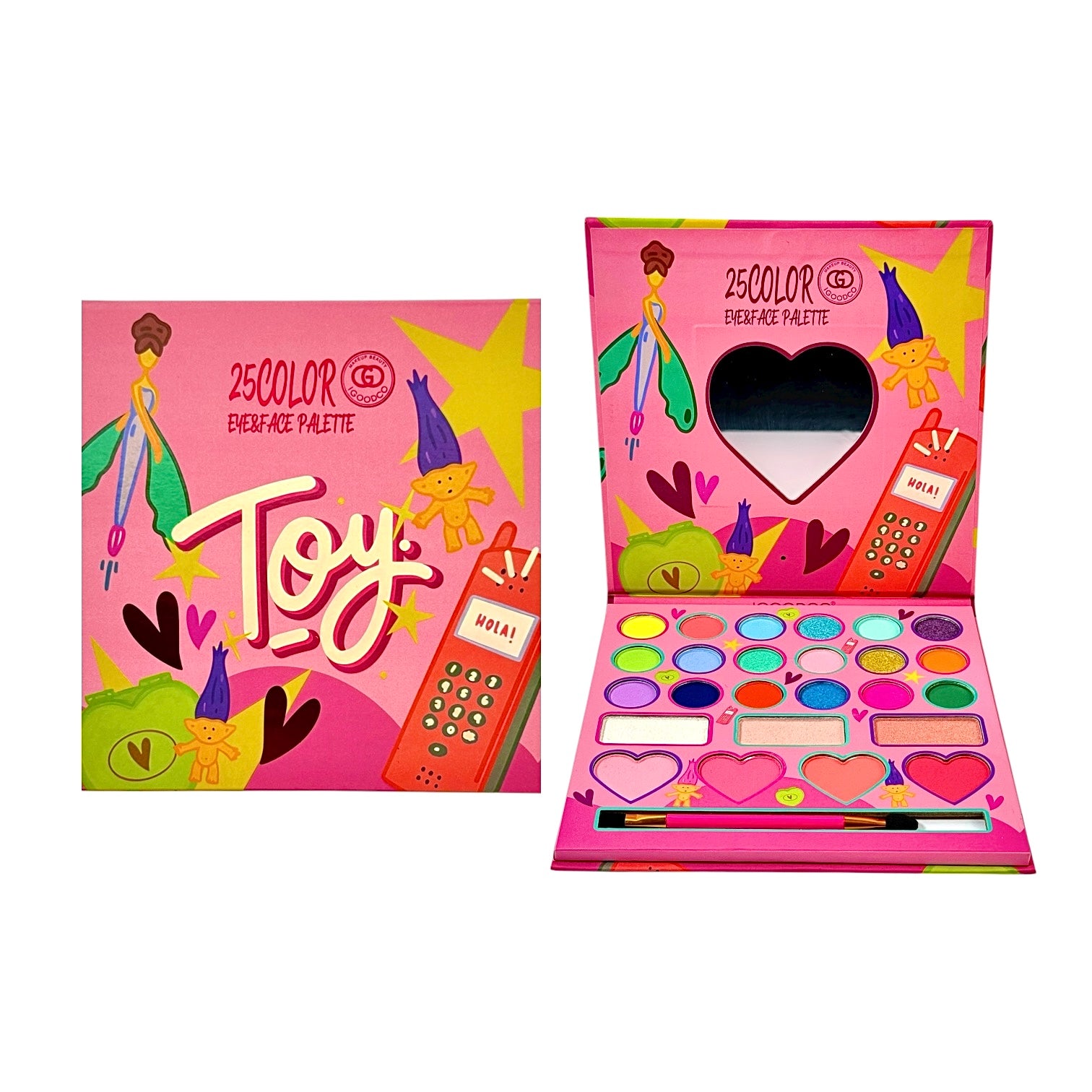 PALETA X25 TONOS TOY HOLA IGOODCO