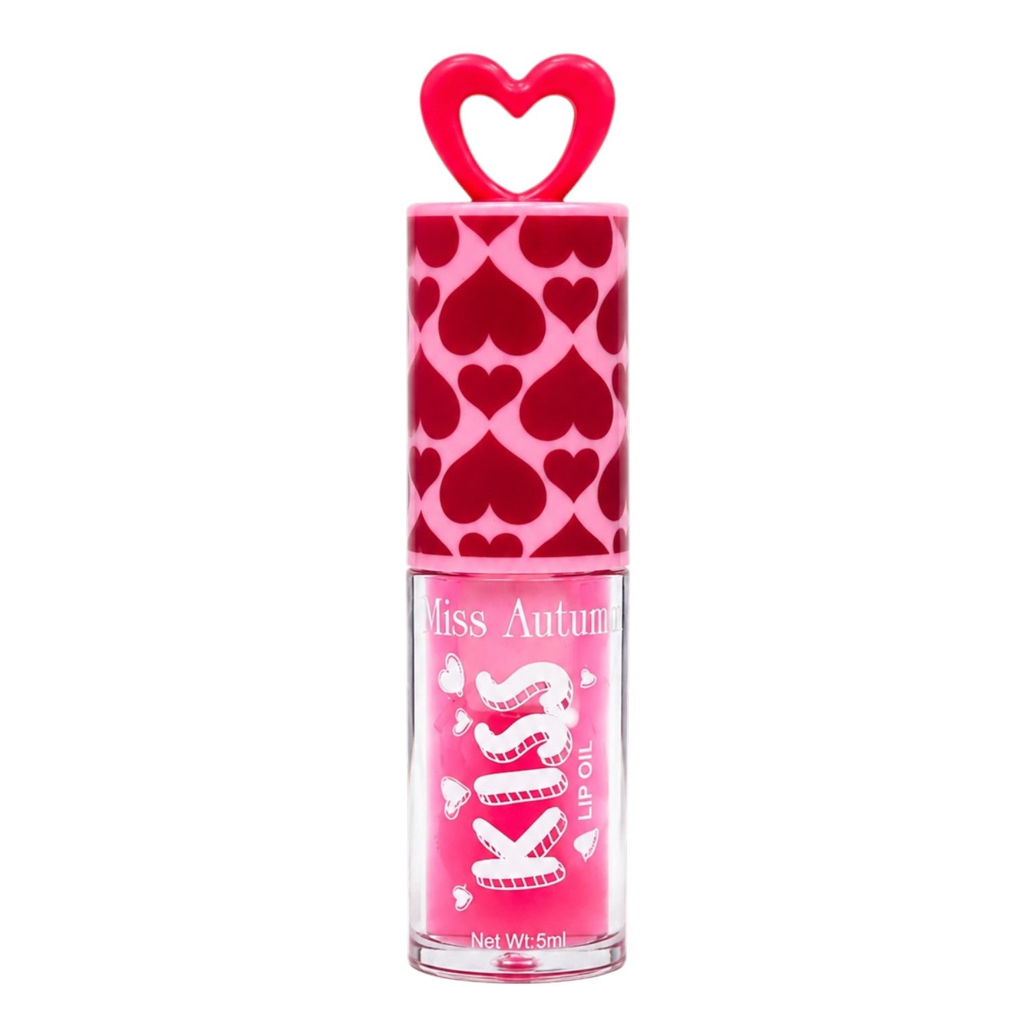 BRILLO MAGICO KISS APLICADOR GRANDE TAPA CORAZONES 5ML MISS AUTUMN