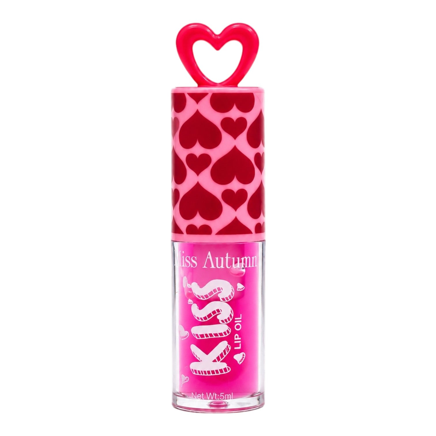 BRILLO MAGICO KISS APLICADOR GRANDE TAPA CORAZONES 5ML MISS AUTUMN