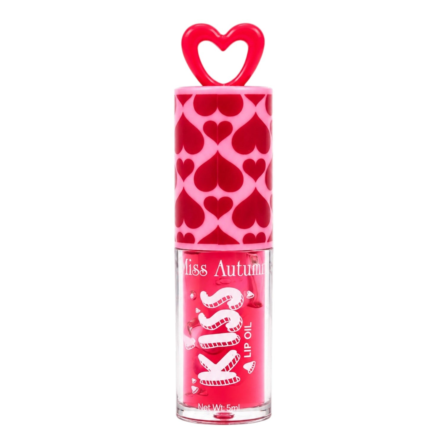 BRILLO MAGICO KISS APLICADOR GRANDE TAPA CORAZONES 5ML MISS AUTUMN