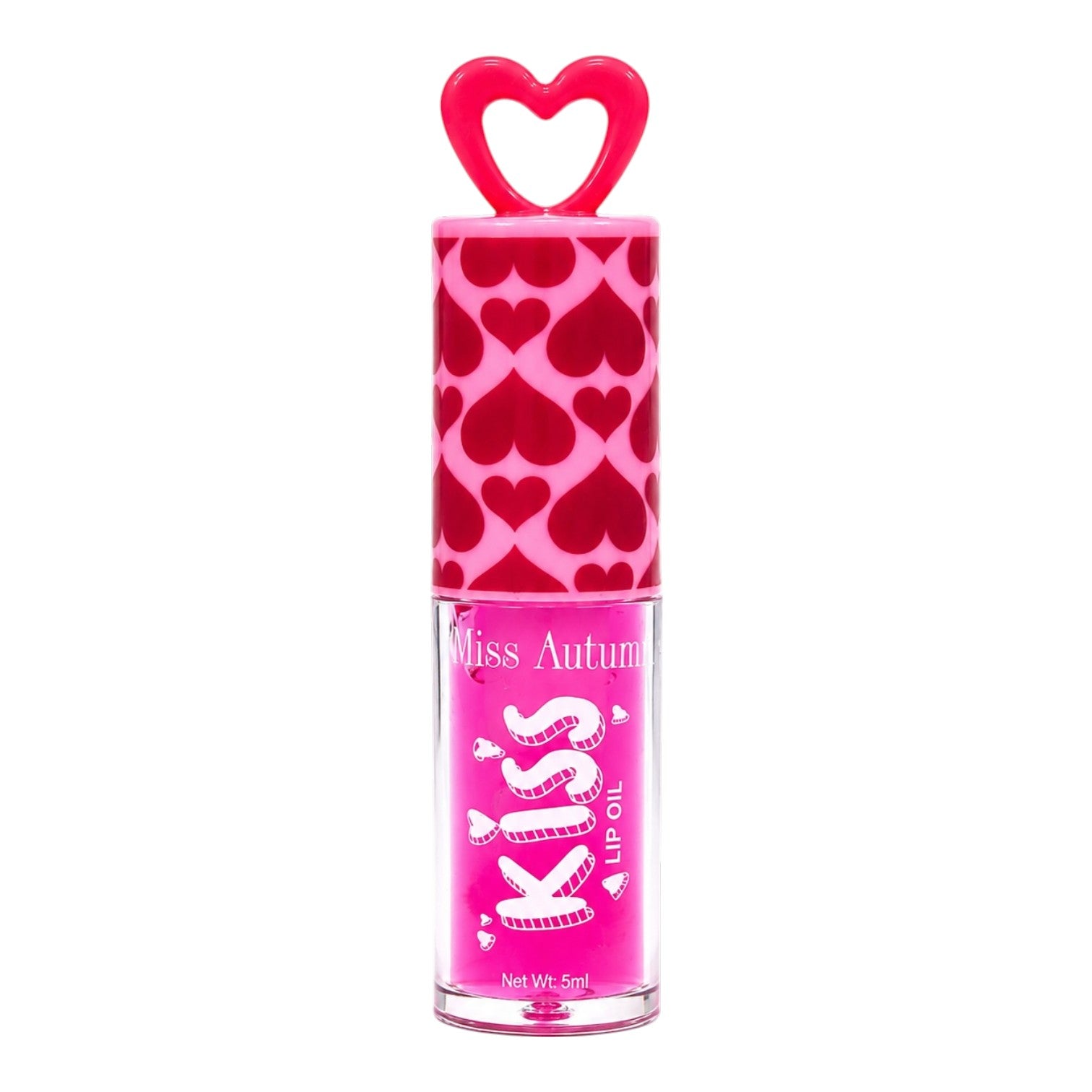 BRILLO MAGICO KISS APLICADOR GRANDE TAPA CORAZONES 5ML MISS AUTUMN