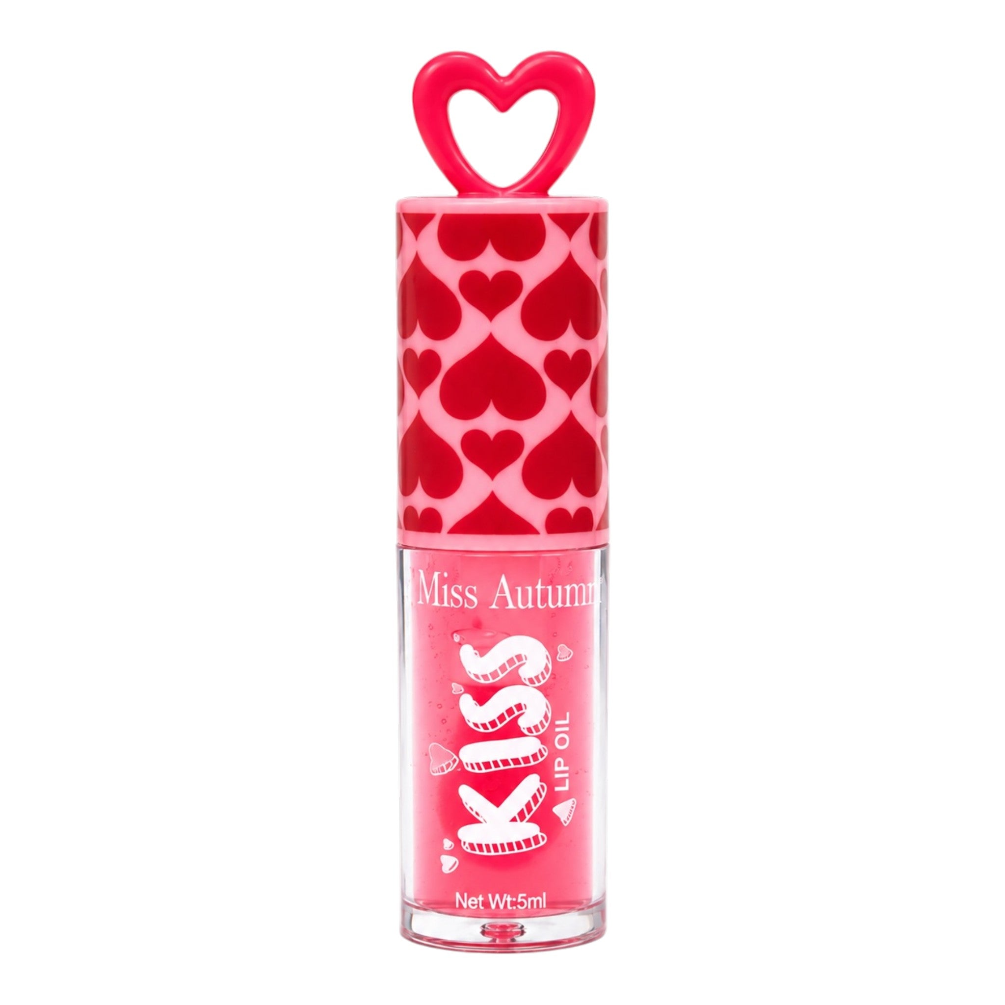 BRILLO MAGICO KISS APLICADOR GRANDE TAPA CORAZONES 5ML MISS AUTUMN