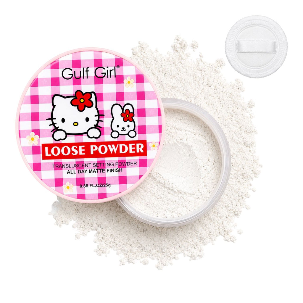 POLVO SUELTO TRASLUCIDO HELLO KITTY 25G GULF GIRL