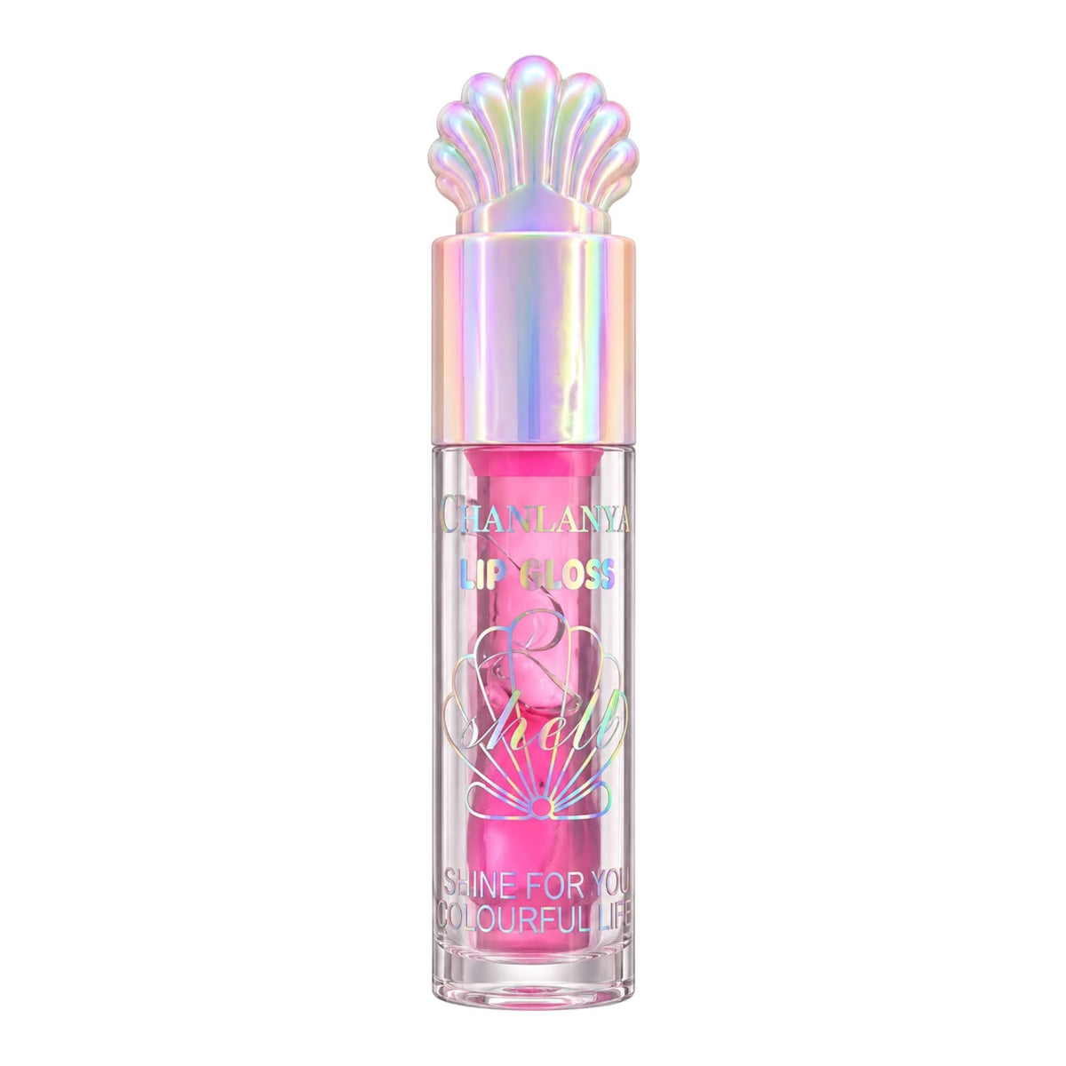 BRILLO GLOSS MAGICO TAPA CORAZON BOLITA CONCHA 6ML CHANLANYA