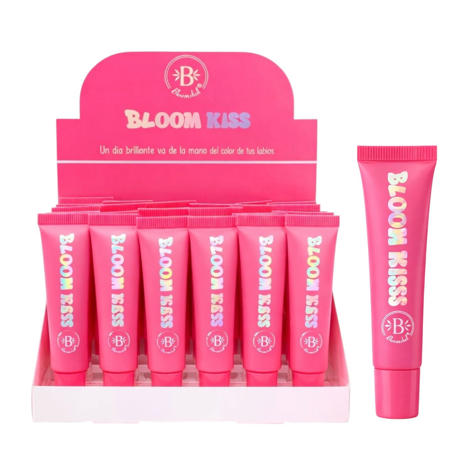 BRILLO GLOSS CON COLOR BLOOM KISS BLOOMSHELL