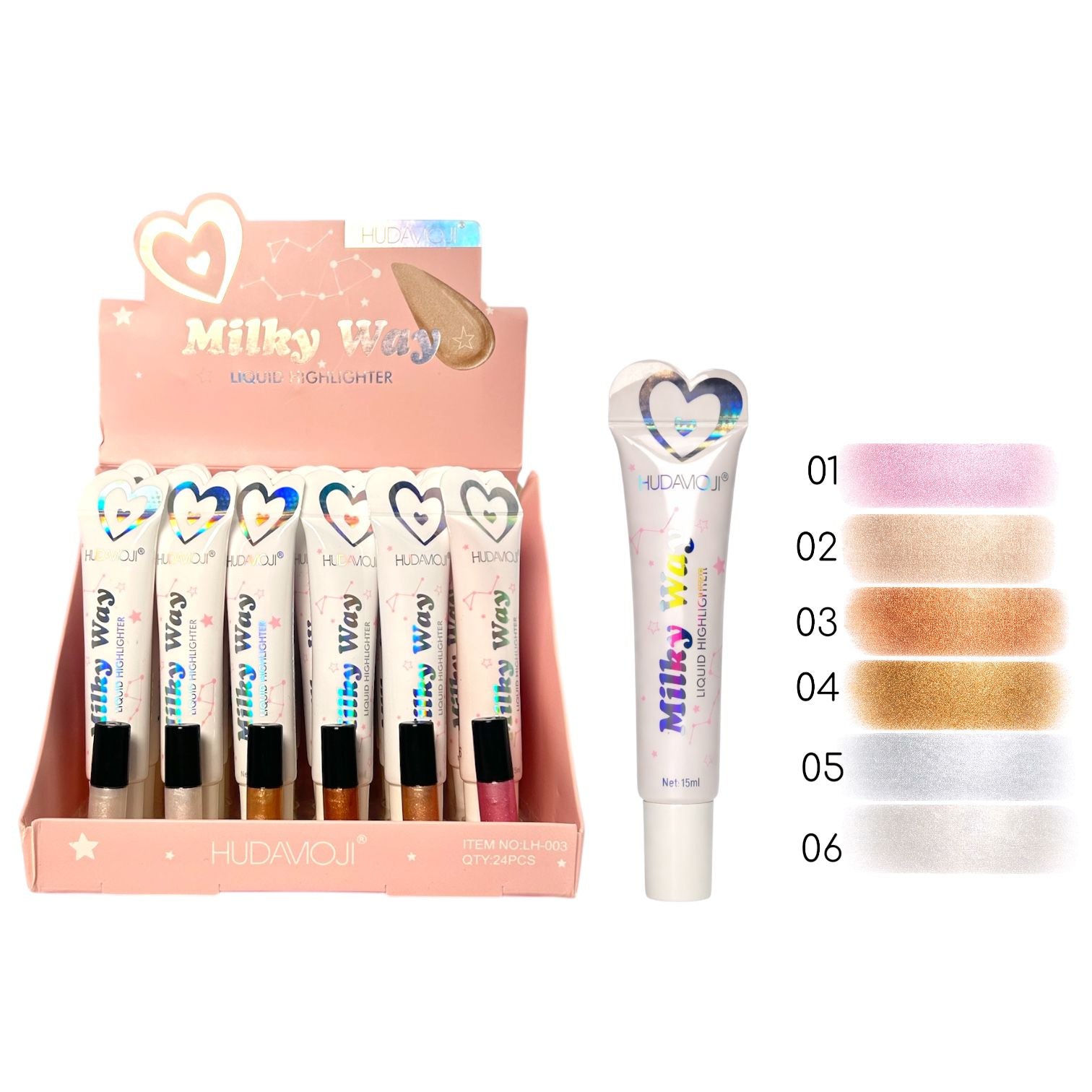 ILUMINADOR LIQUIDO 15ML MILKY WAY HUDAMOJI