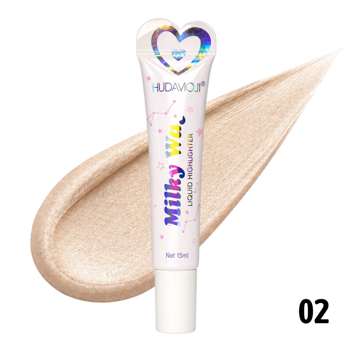 ILUMINADOR LIQUIDO 15ML MILKY WAY HUDAMOJI