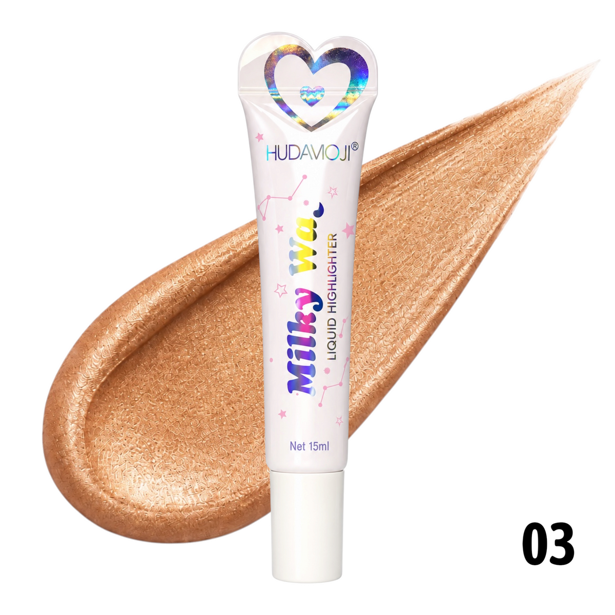 ILUMINADOR LIQUIDO 15ML MILKY WAY HUDAMOJI