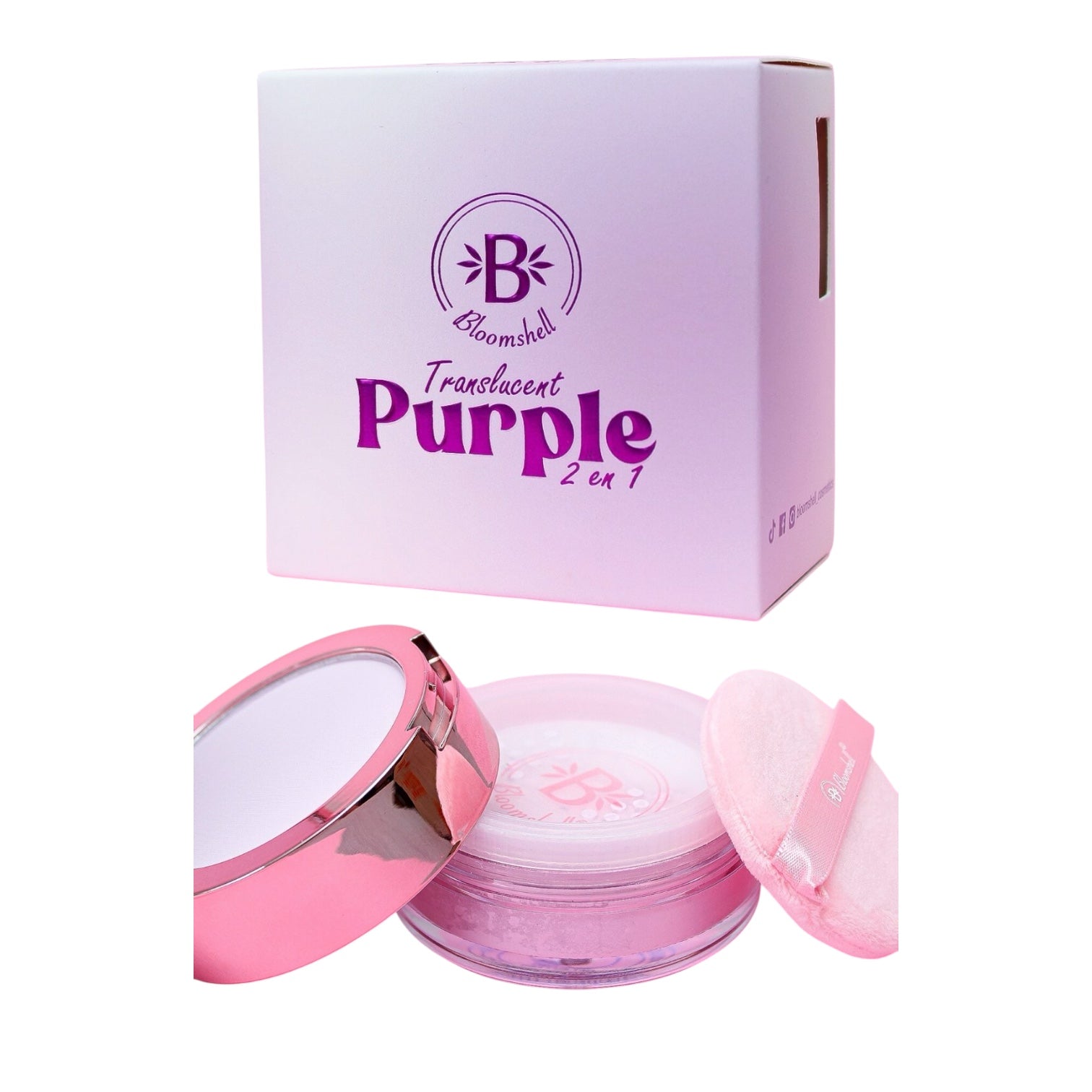 MINI POLVO TRASLUCIDO TRANSLUCENT 2EN1 BLOOMSHELL