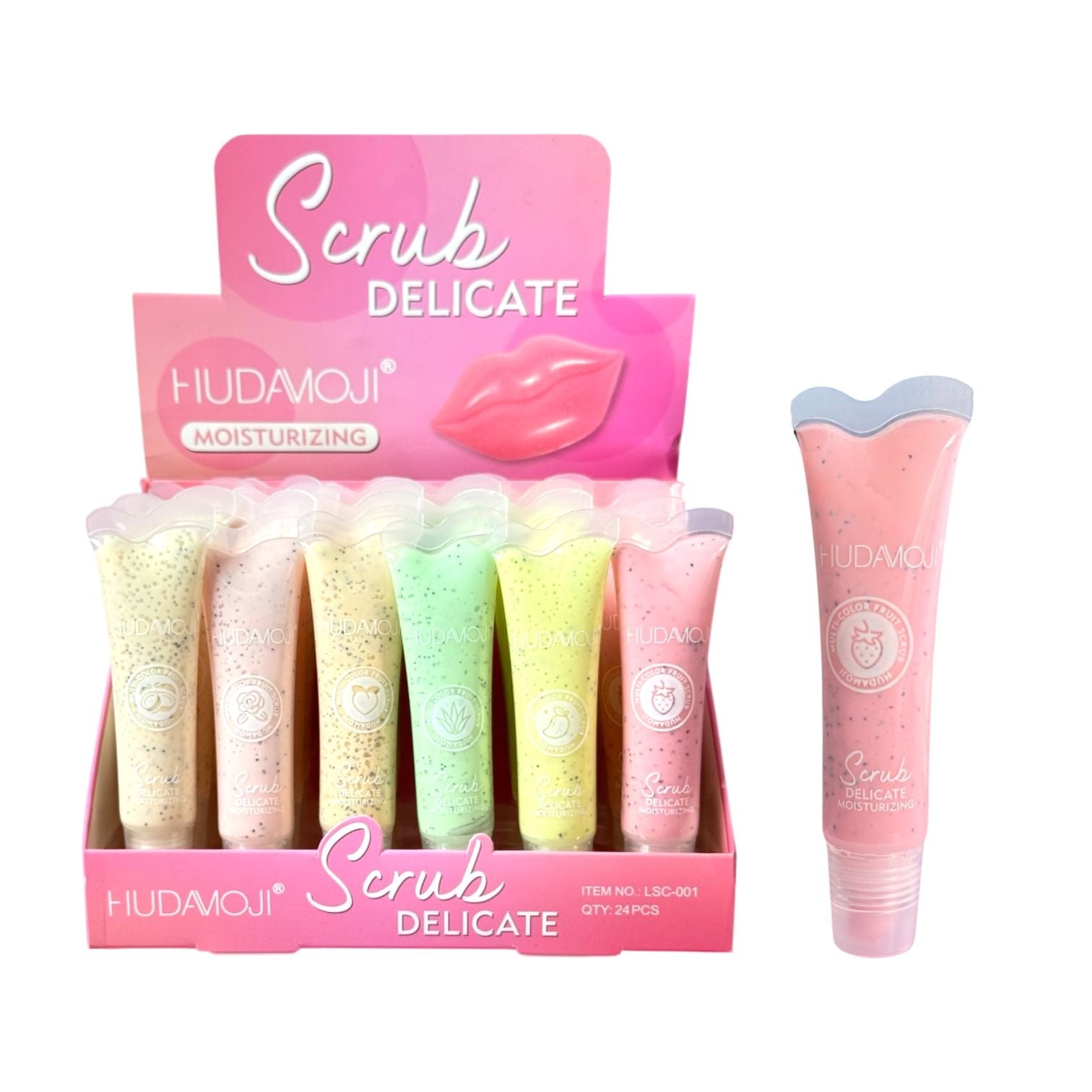 EXFOLIANTE DE LABIOS DELICATE FRUTAS HUDAMOJI