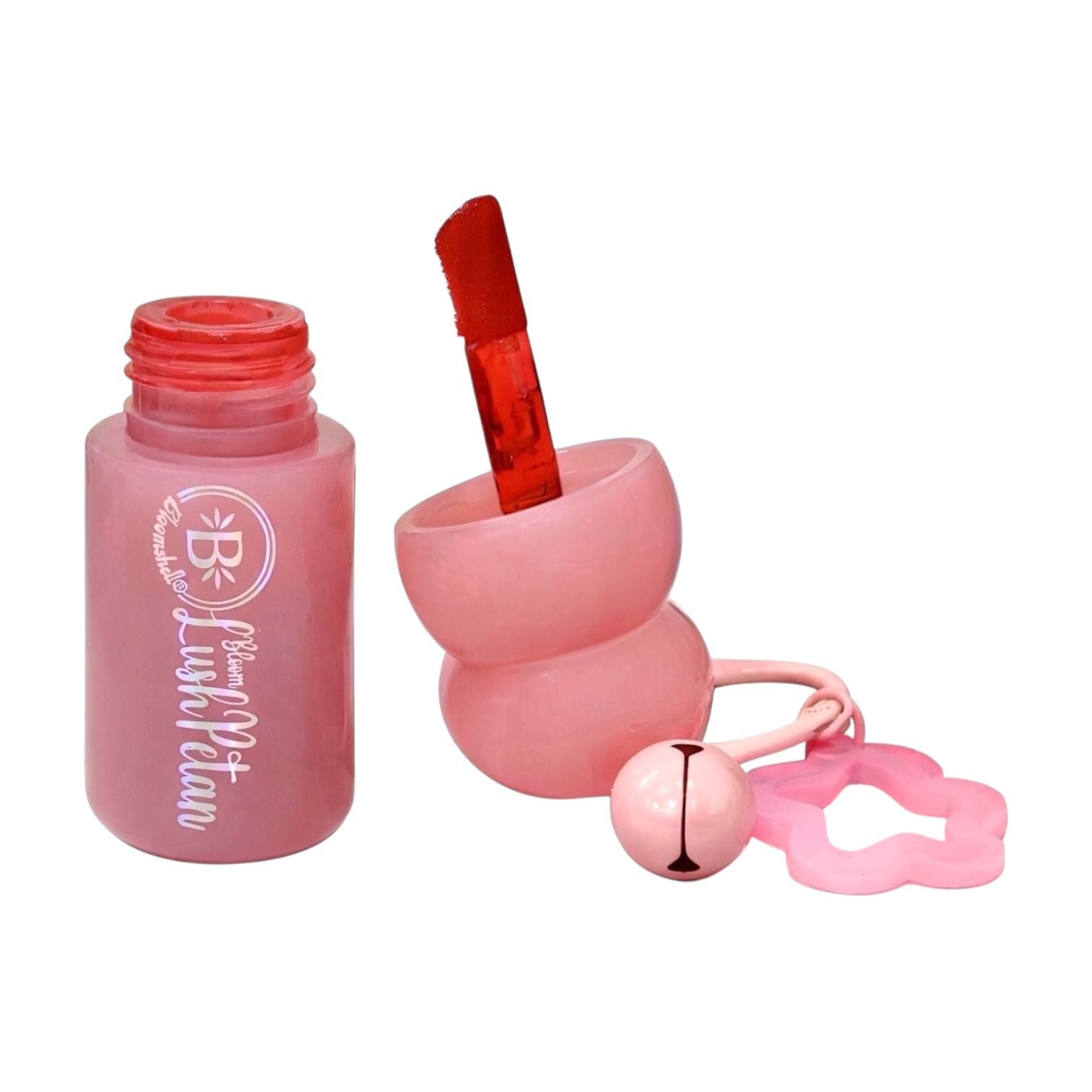 TINTA DE LABIOS BLOOM LUSH PETAN LLAVERO ESTRELLITA BLOOMSHELL