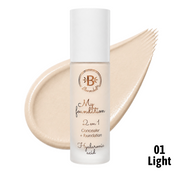 BASE LIQUIDA 2EN1 TONO 01 LIGHT BLOOMSHELL
