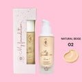 BASE LIQUIDA 2EN1 TONO 02 NATURAL BEIGE BLOOMSHELL