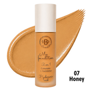 BASE LIQUIDA 2EN1 TONO 07 HONEY BLOOMSHELL